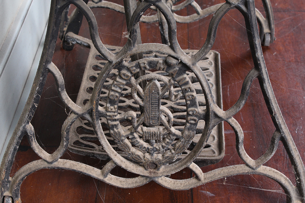 Antique Singer Sewing Machine Table