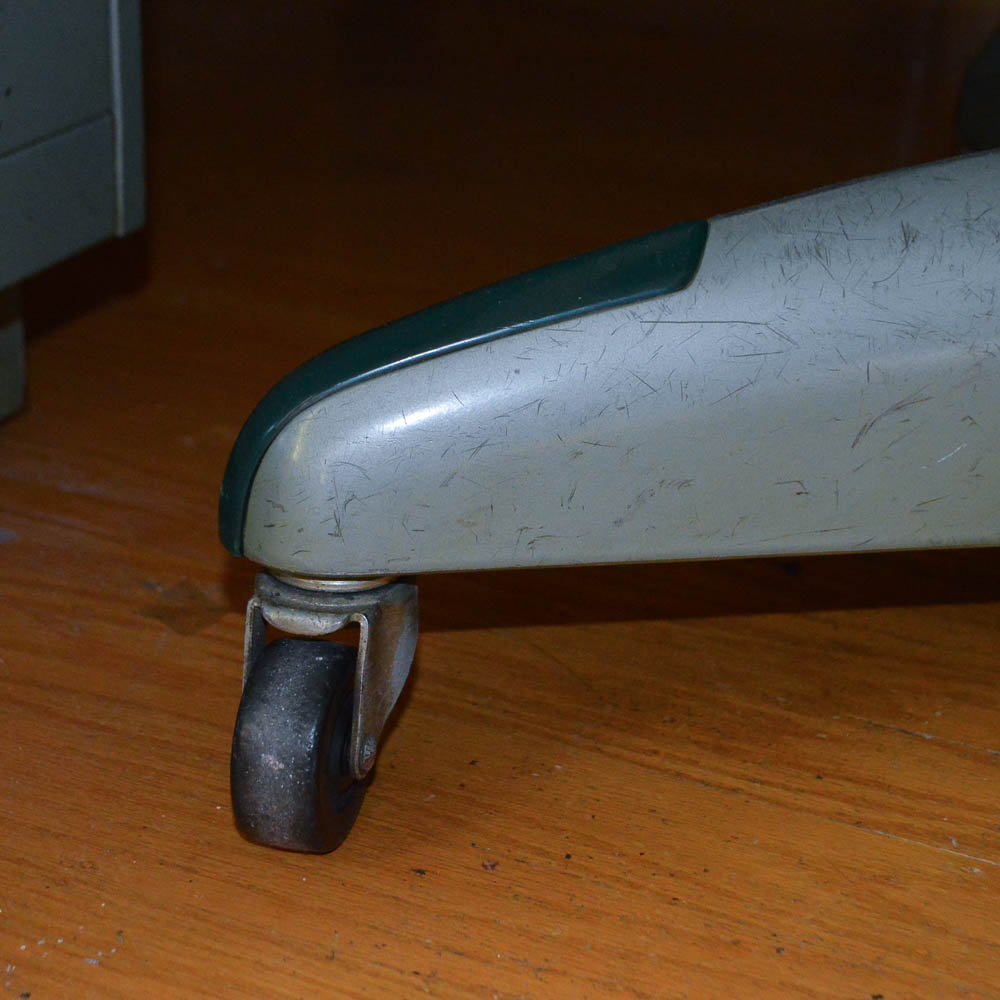 Vintage Steel Age Metal Desk and Chair