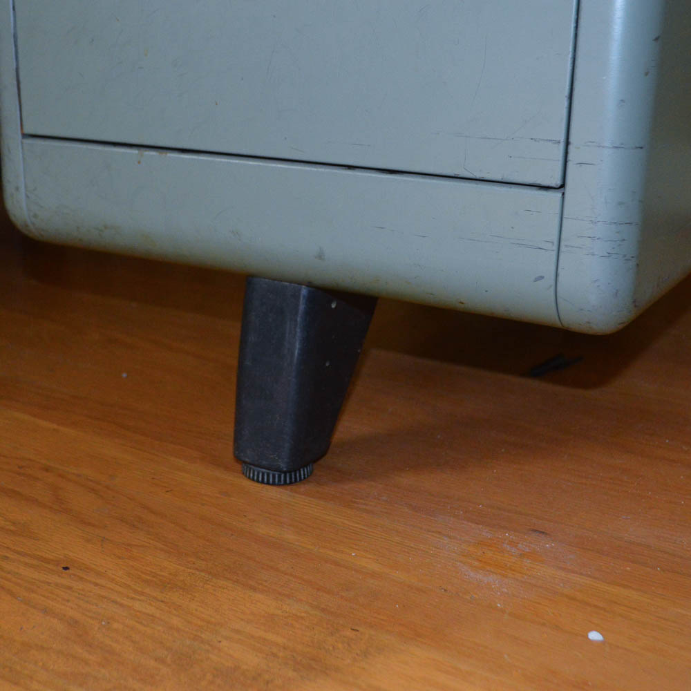 Vintage Steel Age Metal Desk and Chair