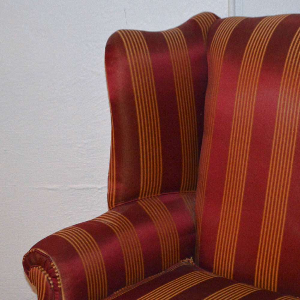 Chippendale Style Wing Chair