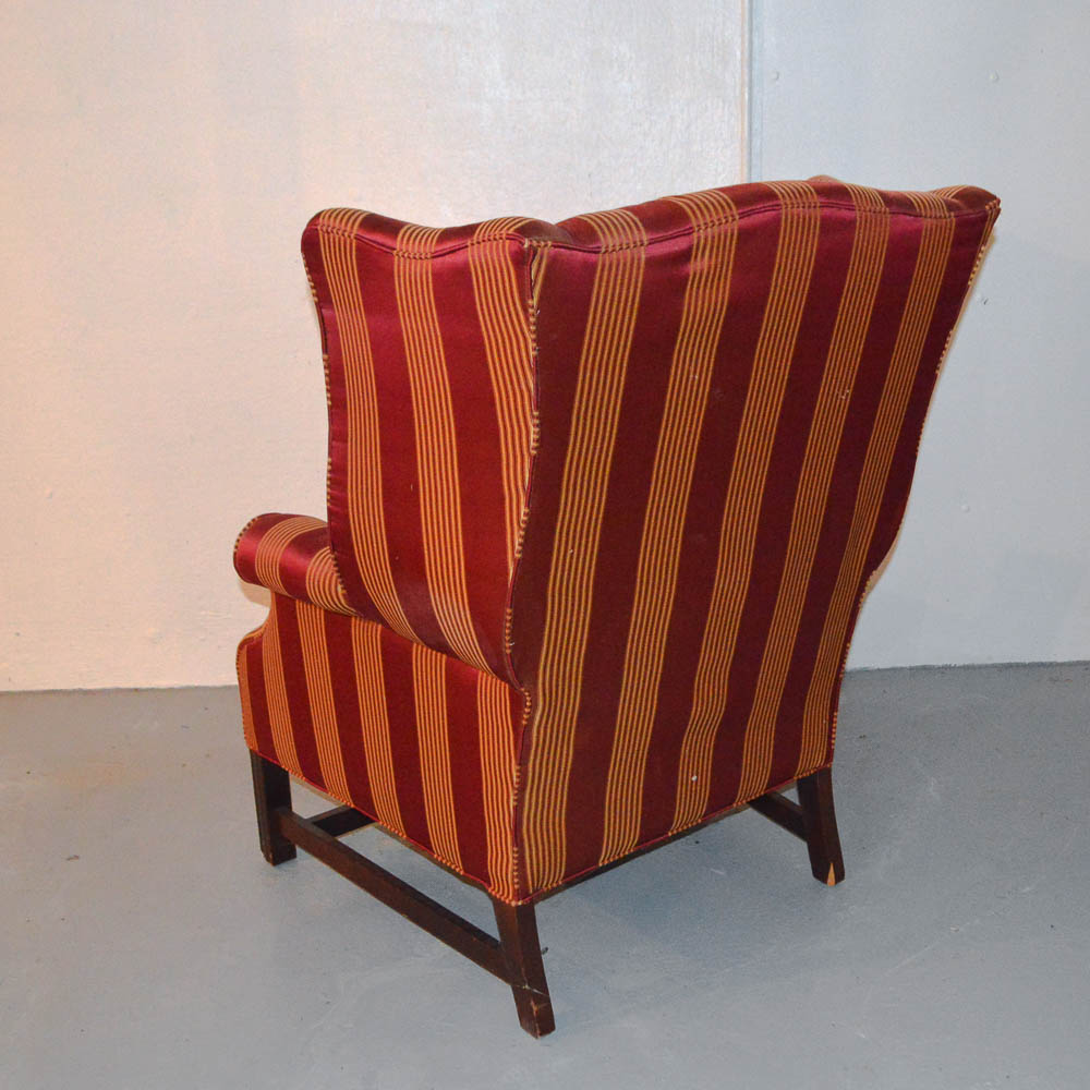 Chippendale Style Wing Chair