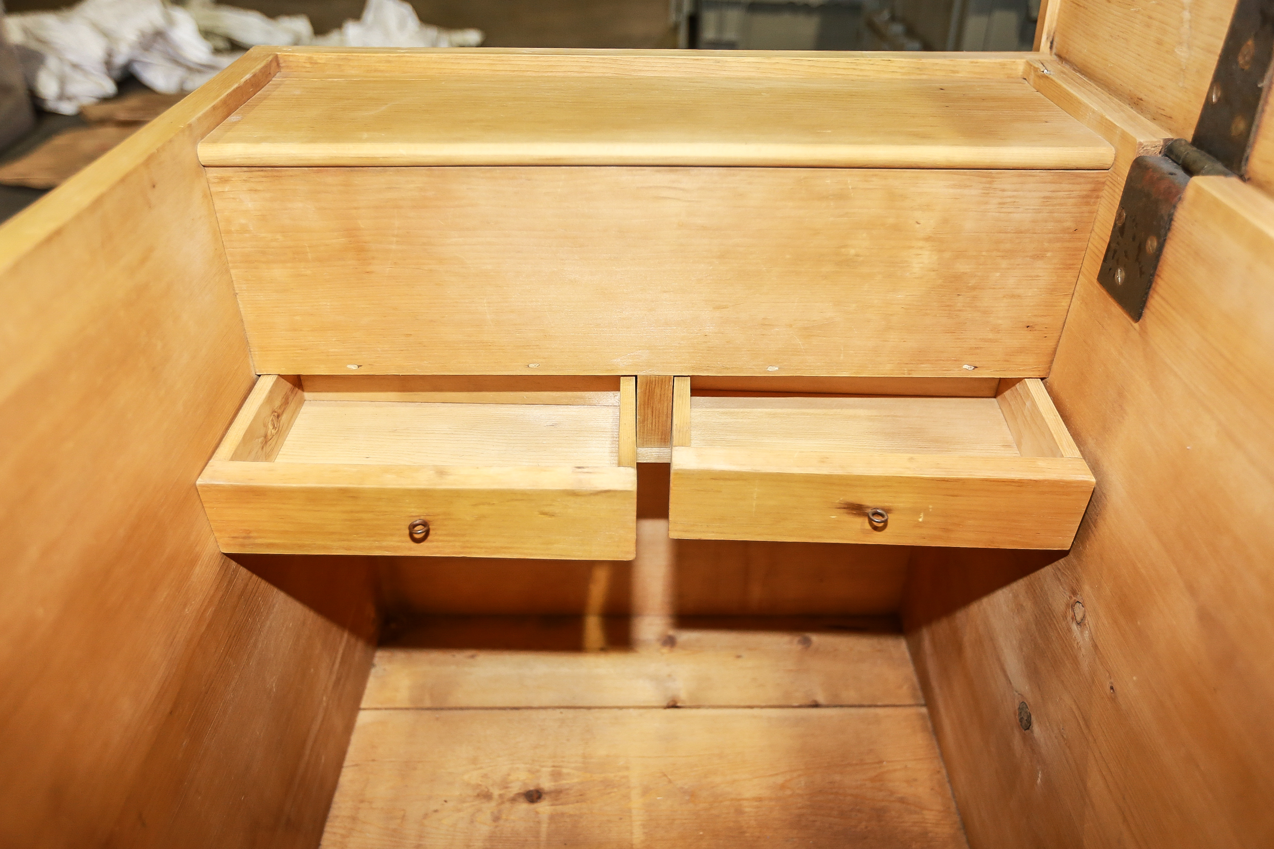 Antique Maple Blanket Chest