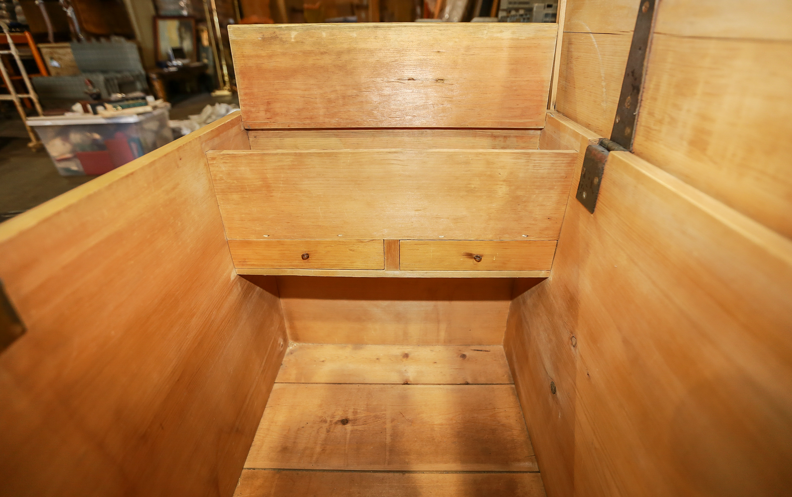Antique Maple Blanket Chest