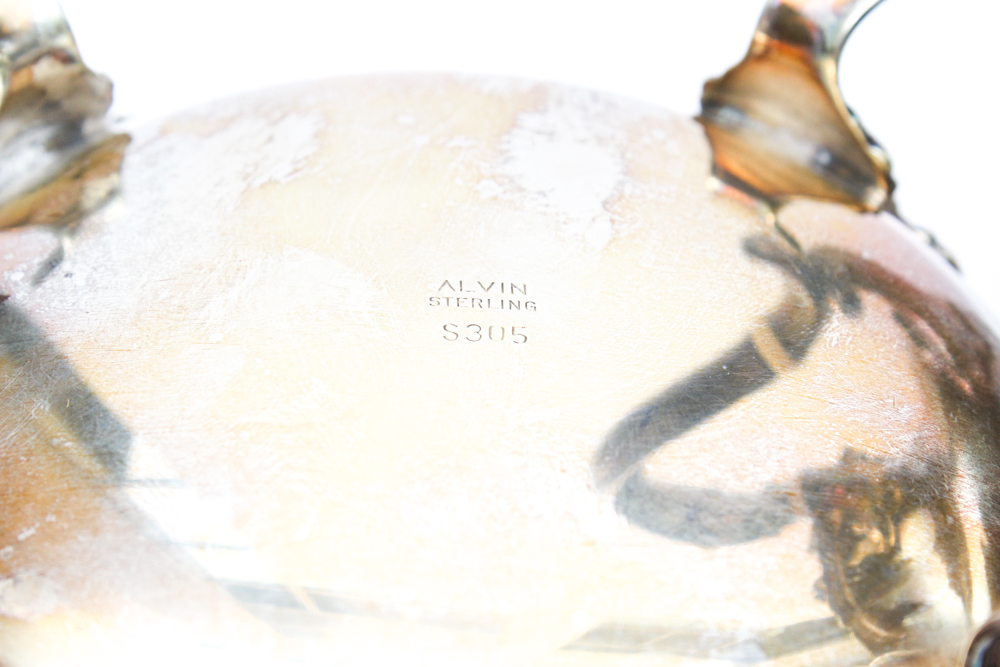 Alvin Sterling Silver Coffee and Tea Service and More