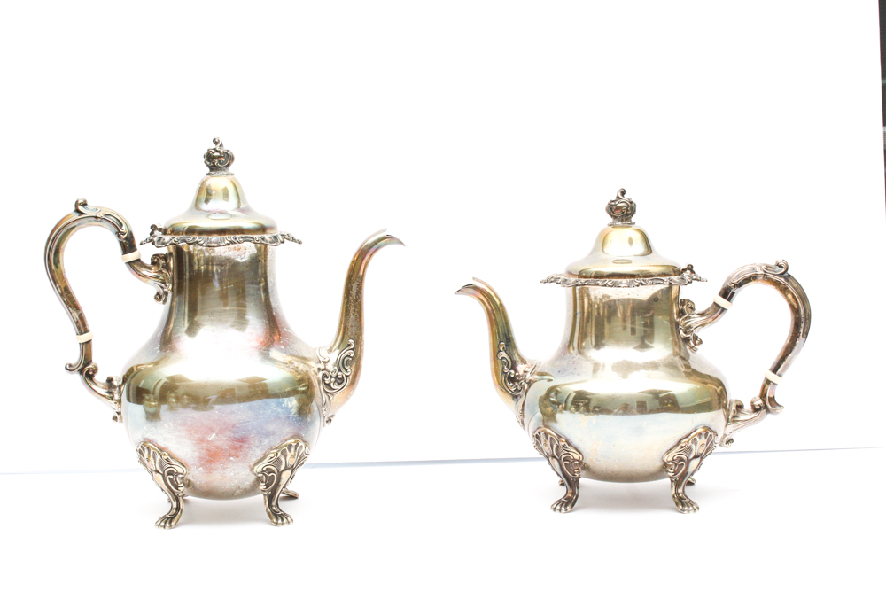 Alvin Sterling Silver Coffee and Tea Service and More