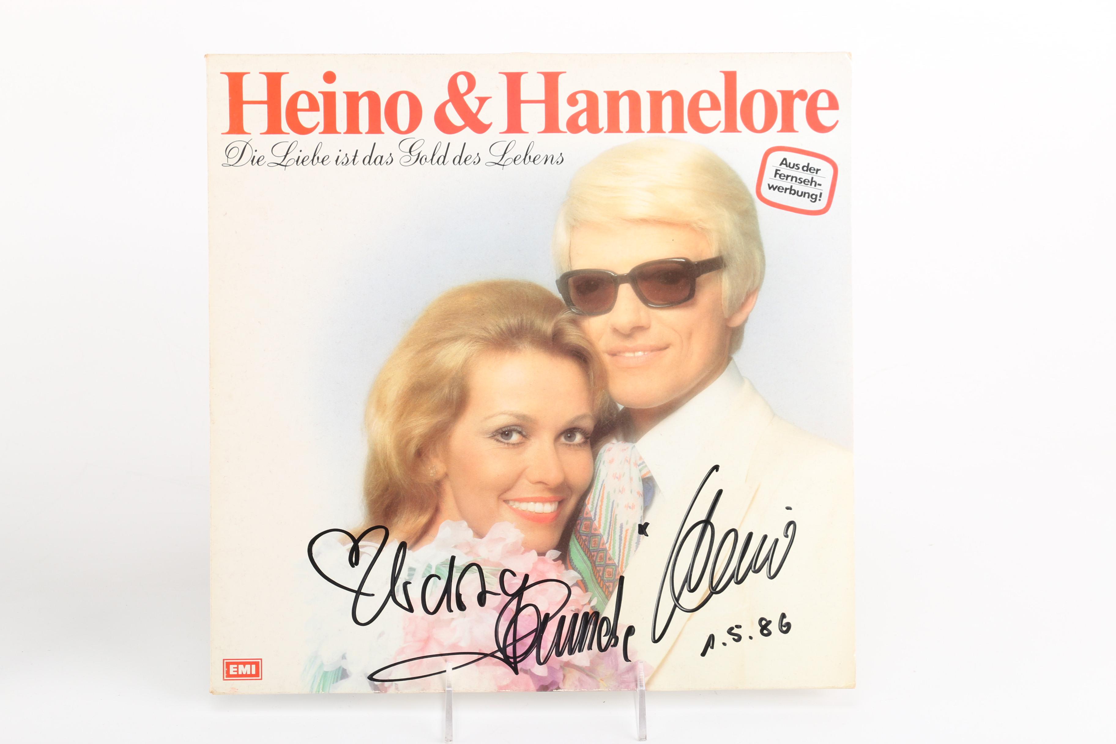 Autographed Heino & Hannelore, Other Easy Listening, Vocalist LPs