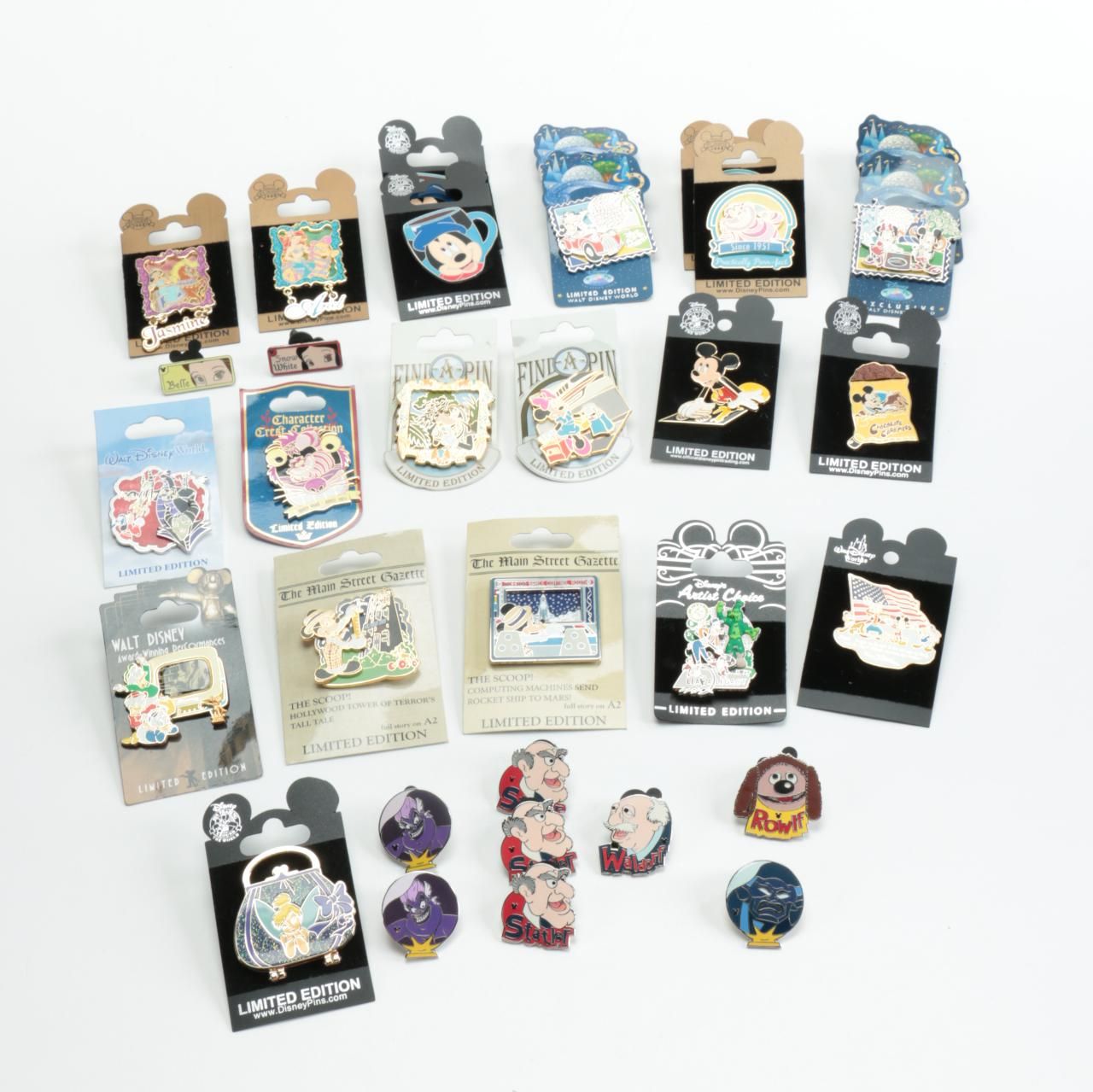 Collections of Limited Edition Disney Pins