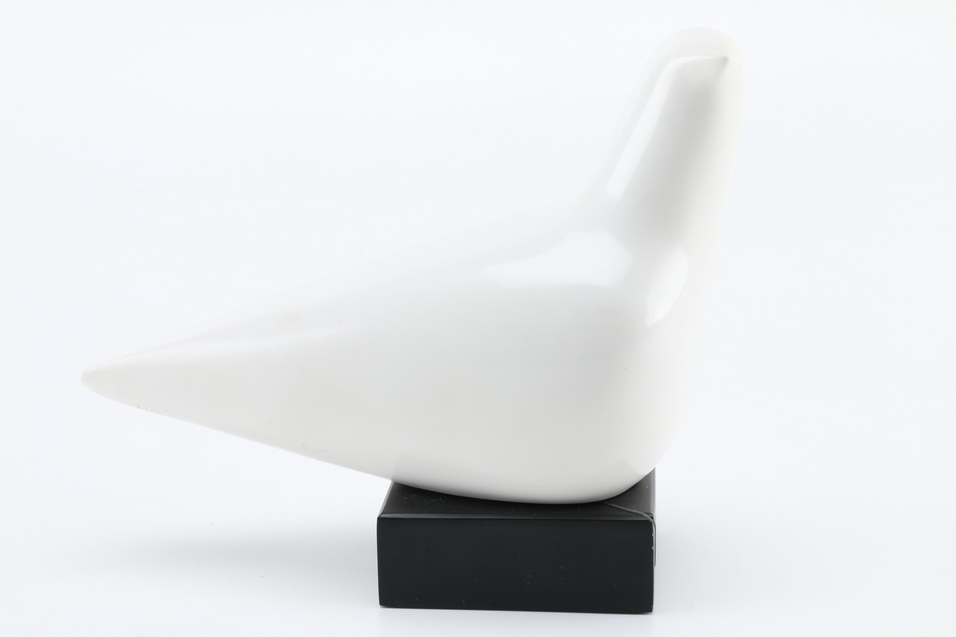 Cleo Hartwig Cast Foundry Stone Dove Sculpture