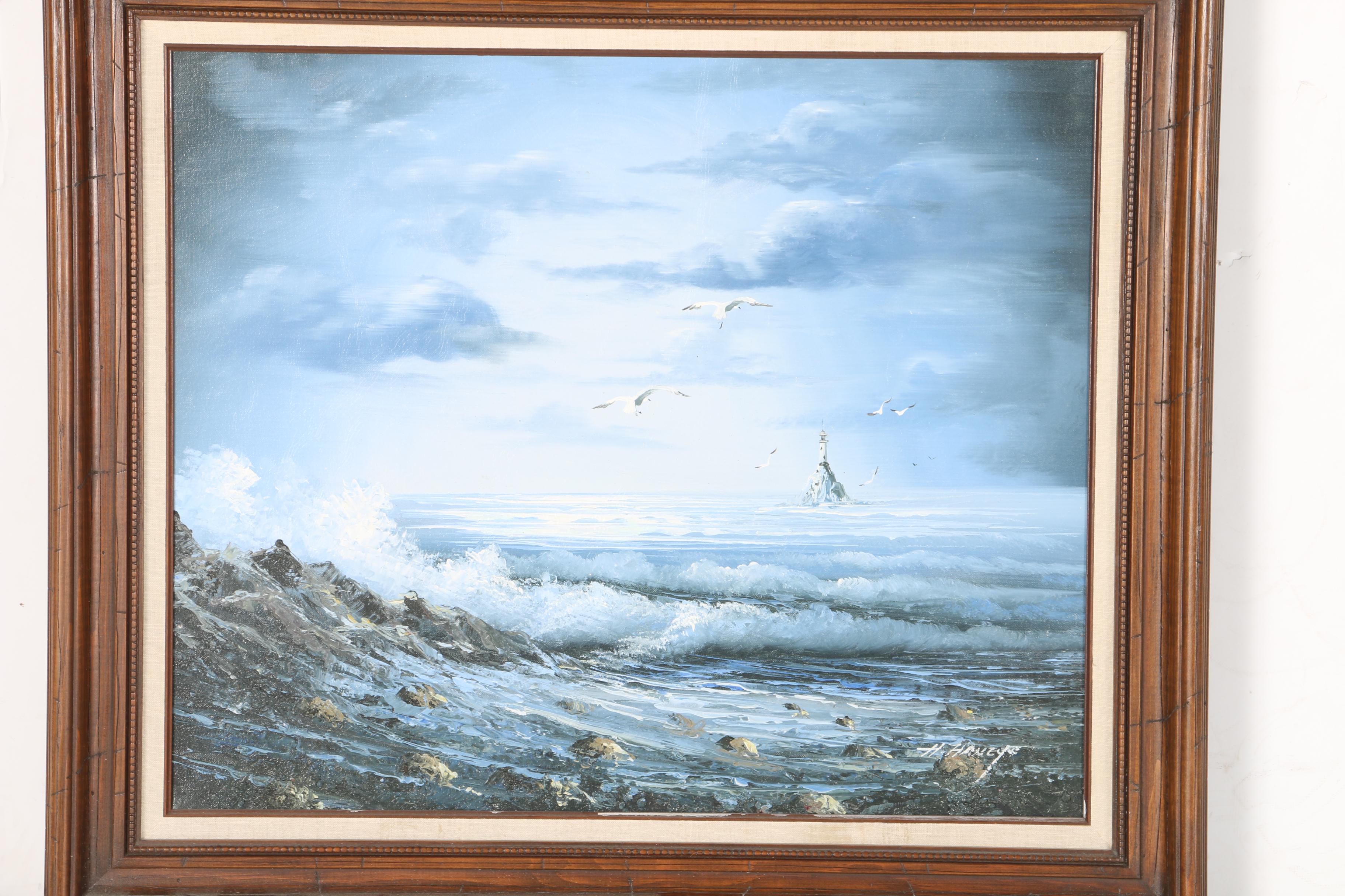 Original Oil on Canvas by H. Haney