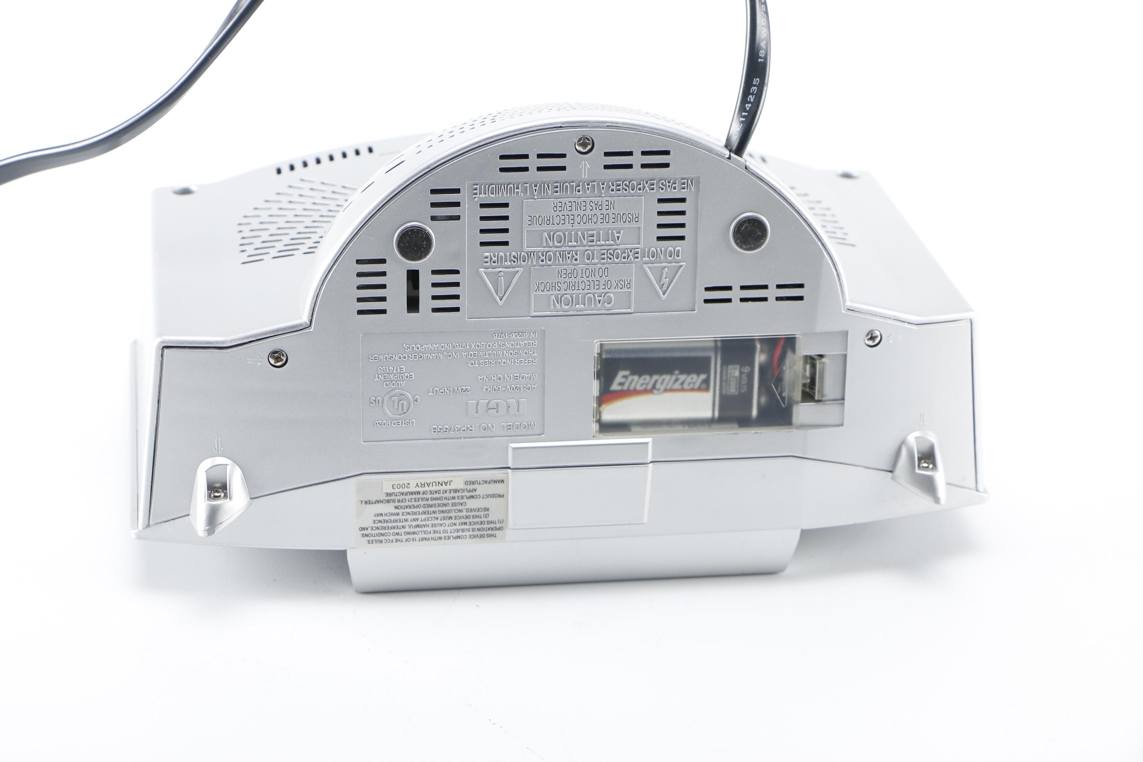 RCA Stereo Clock Radio