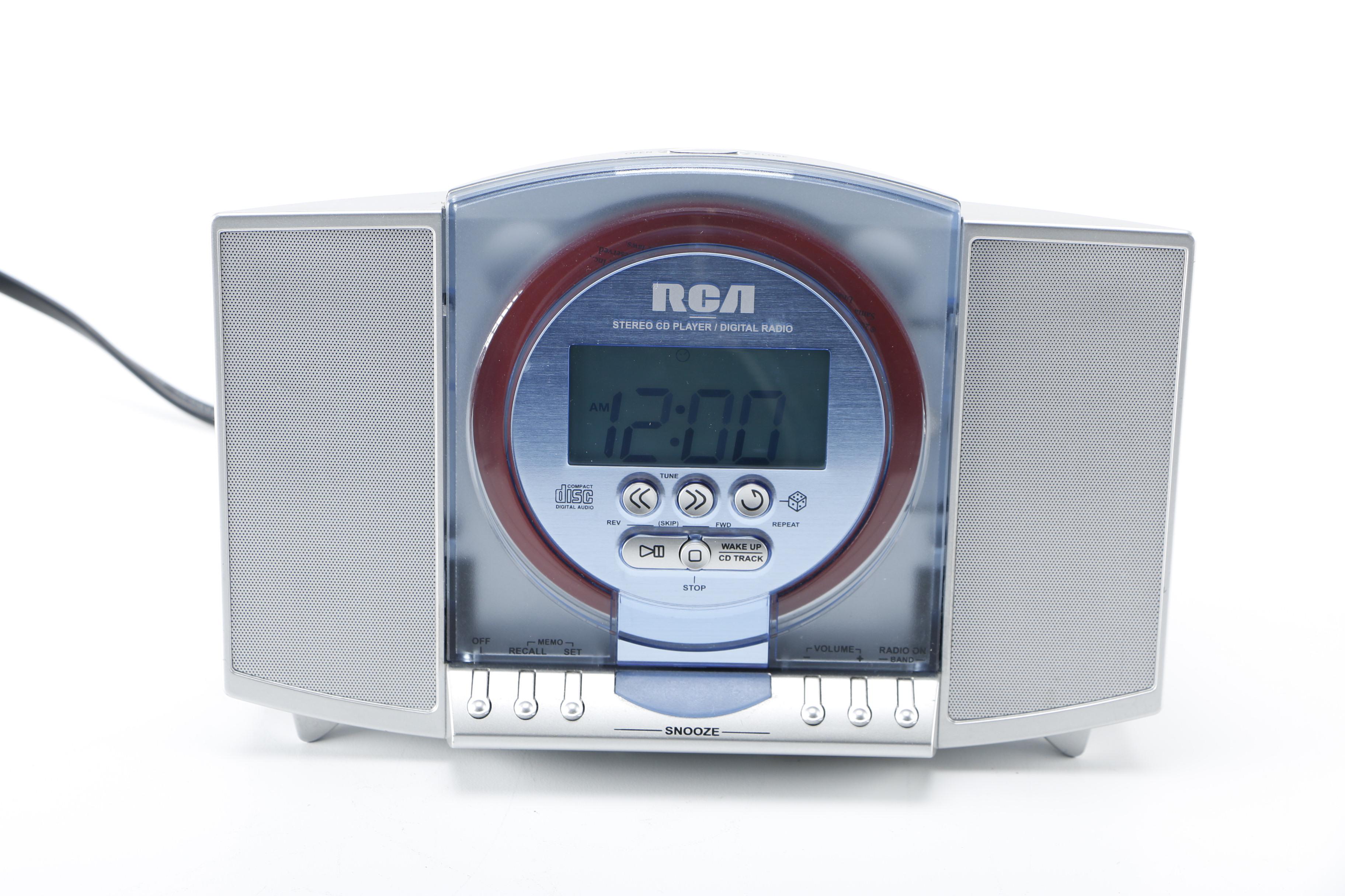 RCA Stereo Clock Radio