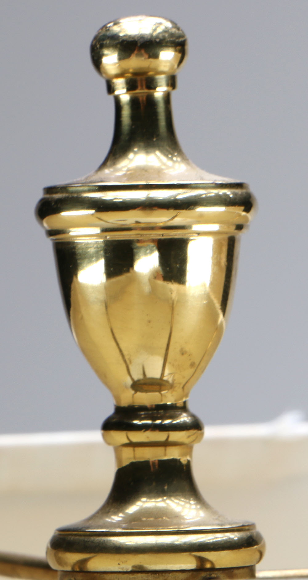 Pair Olive Green Ceramic Table Lamps