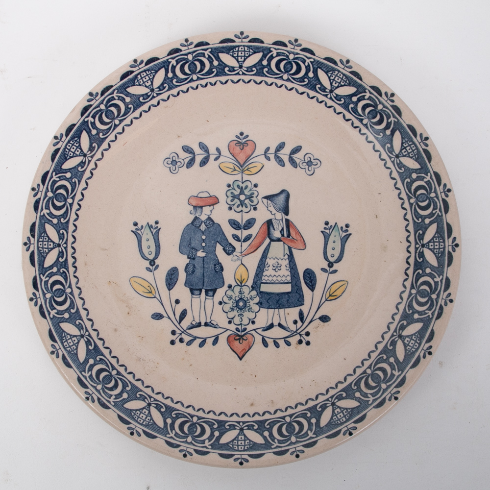 Johnson Brothers Old Granite "Hearts & Flowers" Ironstone Dinner Service