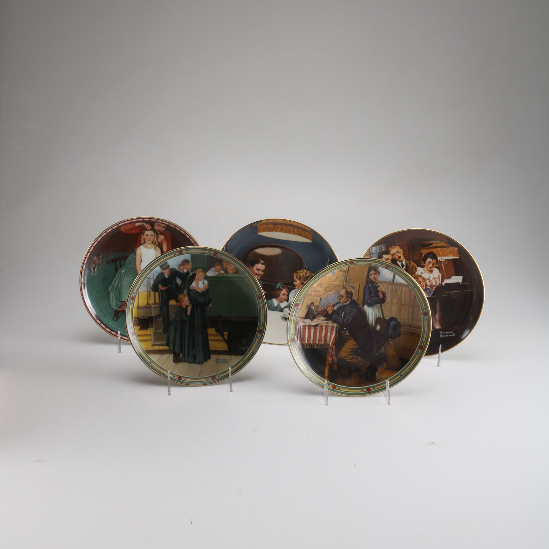 Collection of Limited Edition Norman Rockwell Plates