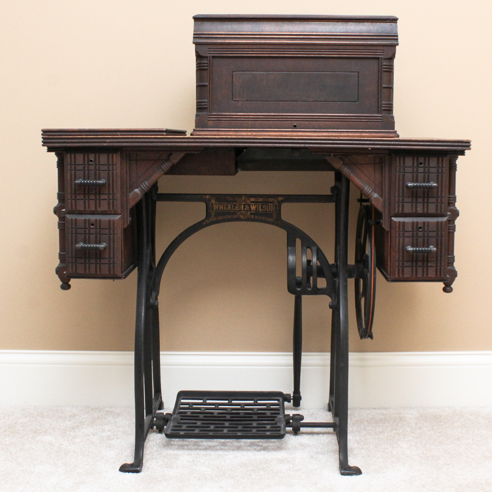 Antique Wheeler & Wilson No. 9 Treadle Sewing Machine