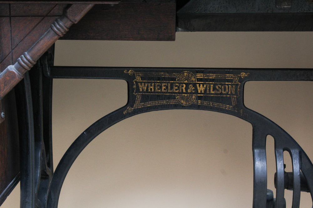 Antique Wheeler & Wilson No. 9 Treadle Sewing Machine