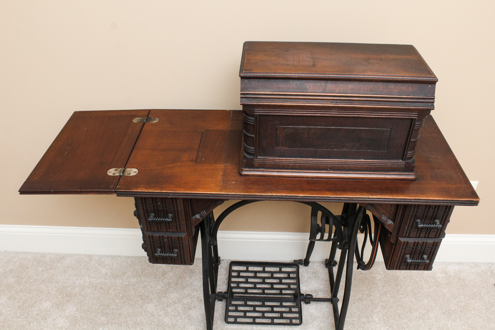 Antique Wheeler & Wilson No. 9 Treadle Sewing Machine