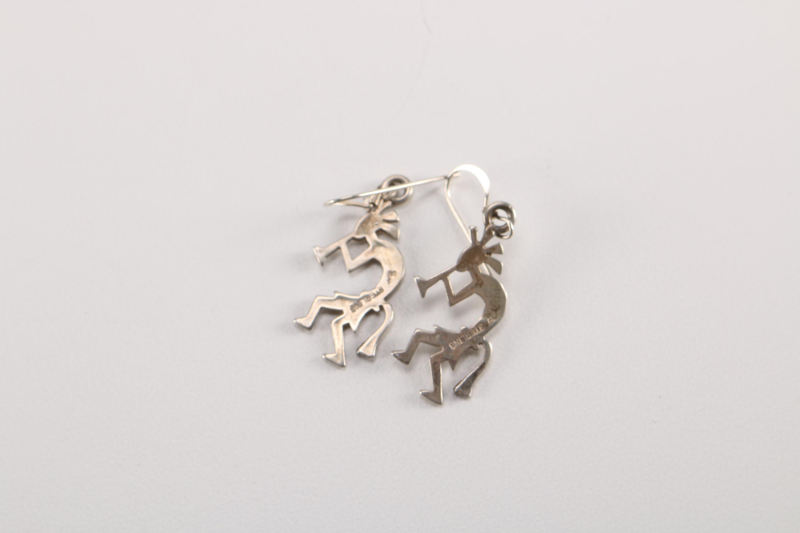 Southwestern Style Sterling Jewelry With Kokopelli
