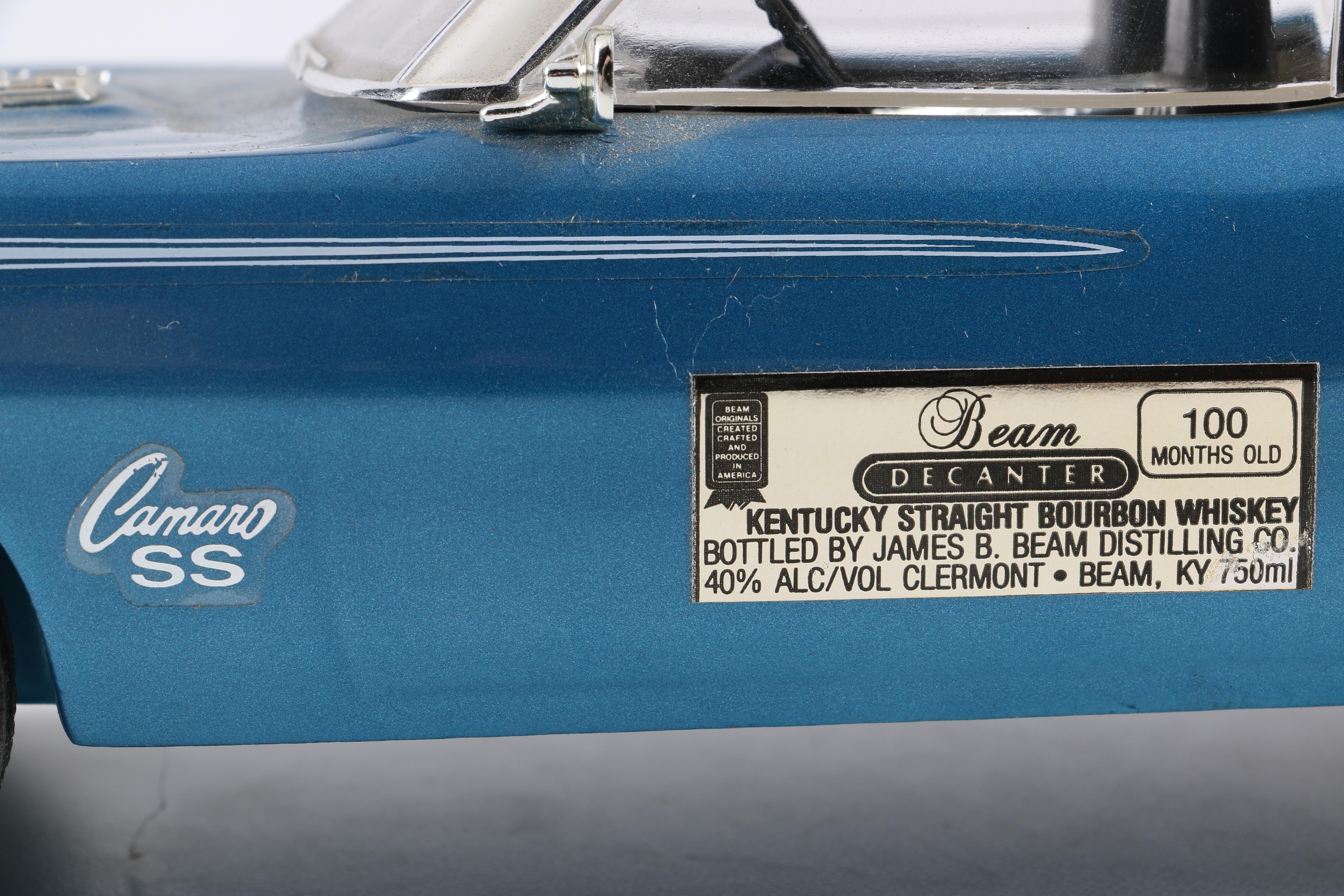 1969 Chevrolet Camaro Jim Beam Decanter