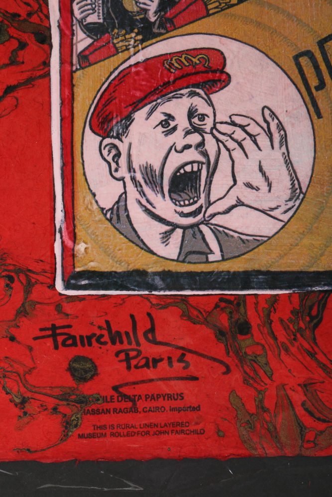 Fairchild Paris Artist Proof Mixed Media Print Pearl Jam Prague