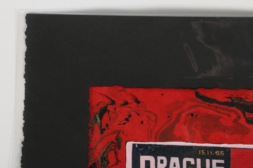 Fairchild Paris Artist Proof Mixed Media Print Pearl Jam Prague