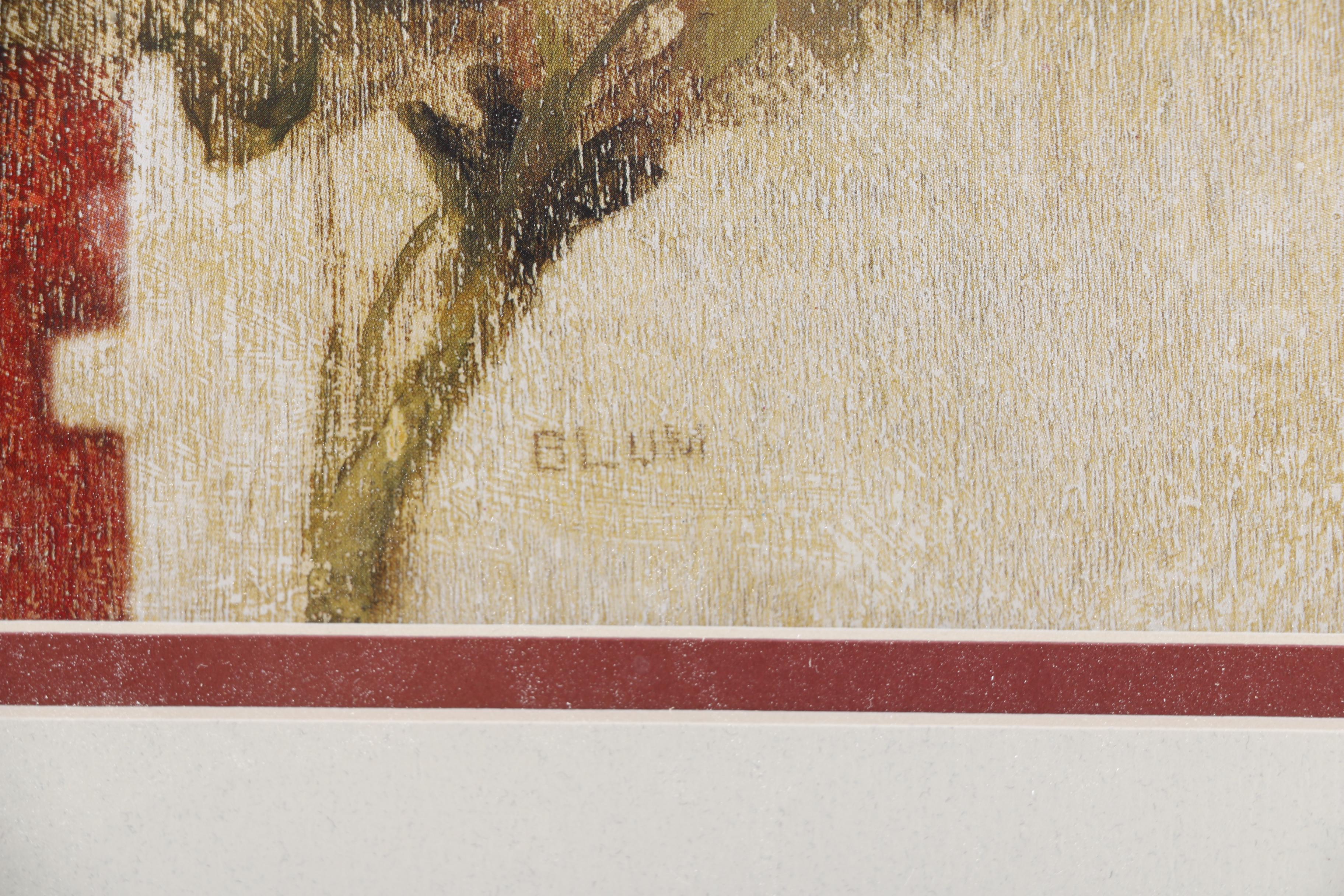 Cheri Blum Offset Lithographs of Flowers