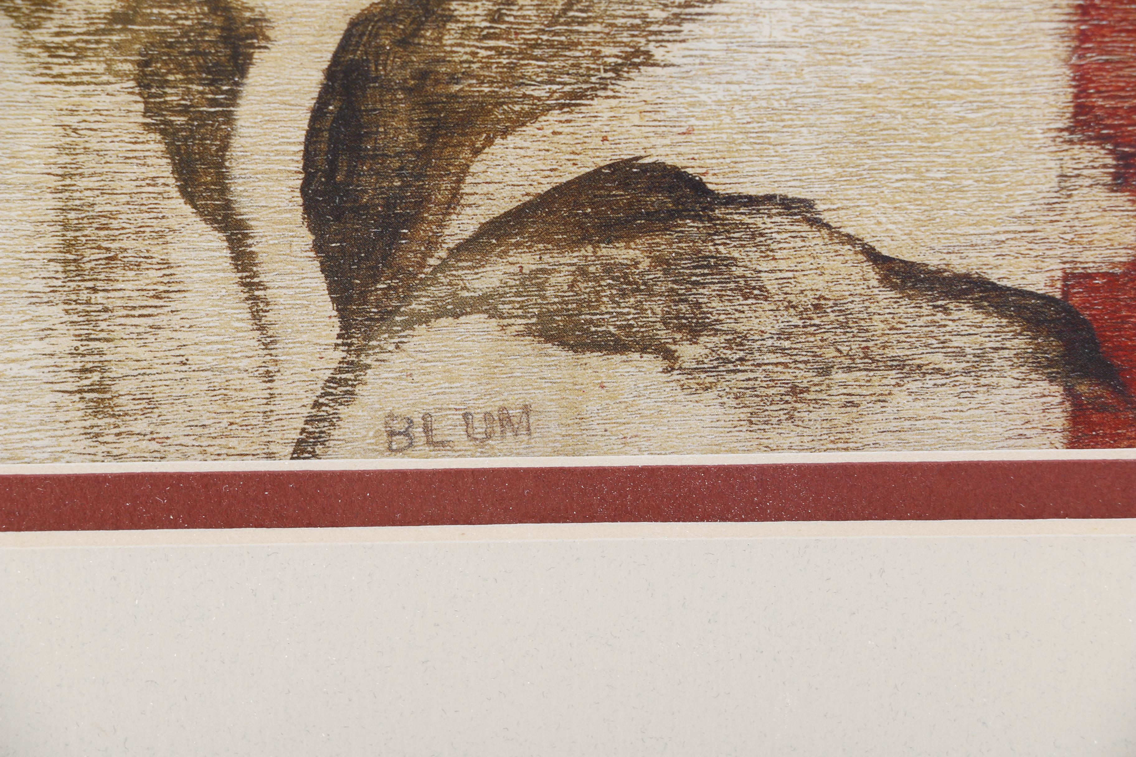 Cheri Blum Offset Lithographs of Flowers