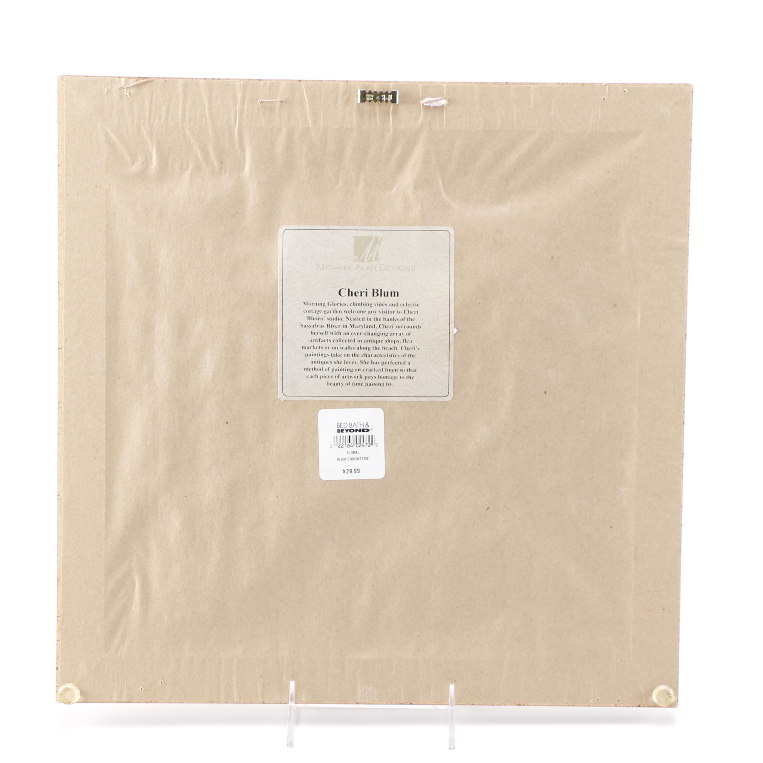 Cheri Blum Offset Lithographs of Flowers