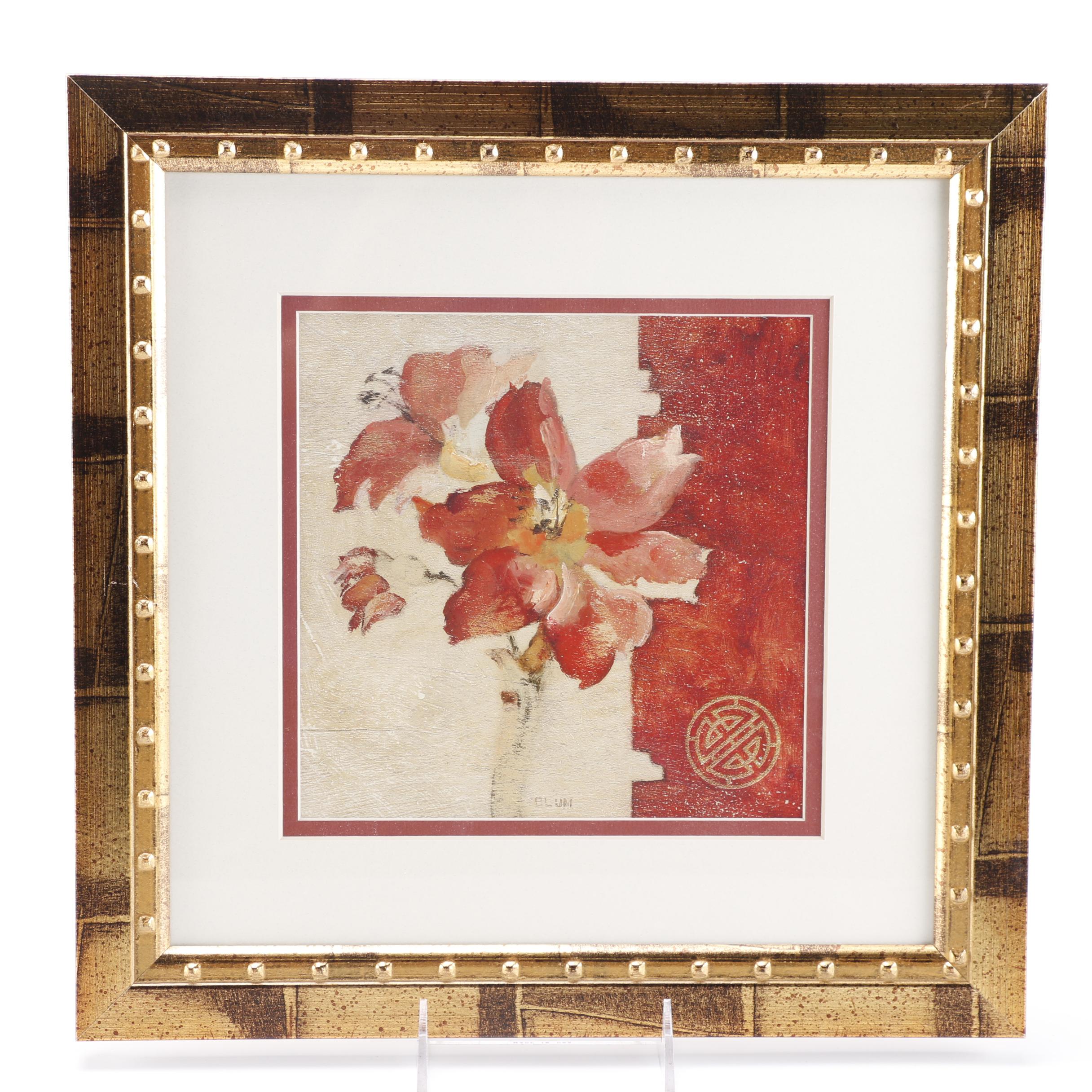 Cheri Blum Offset Lithographs of Flowers