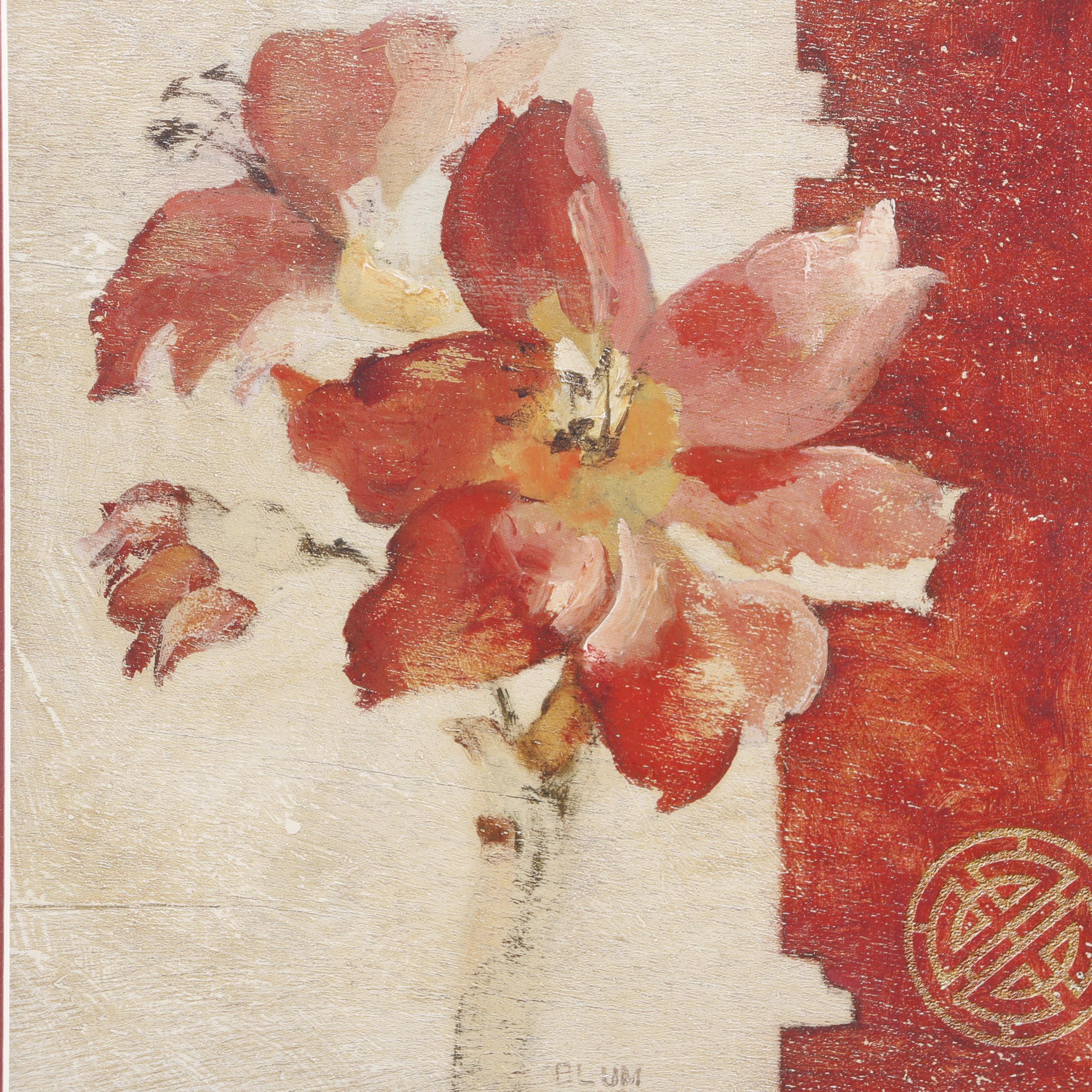 Cheri Blum Offset Lithographs of Flowers