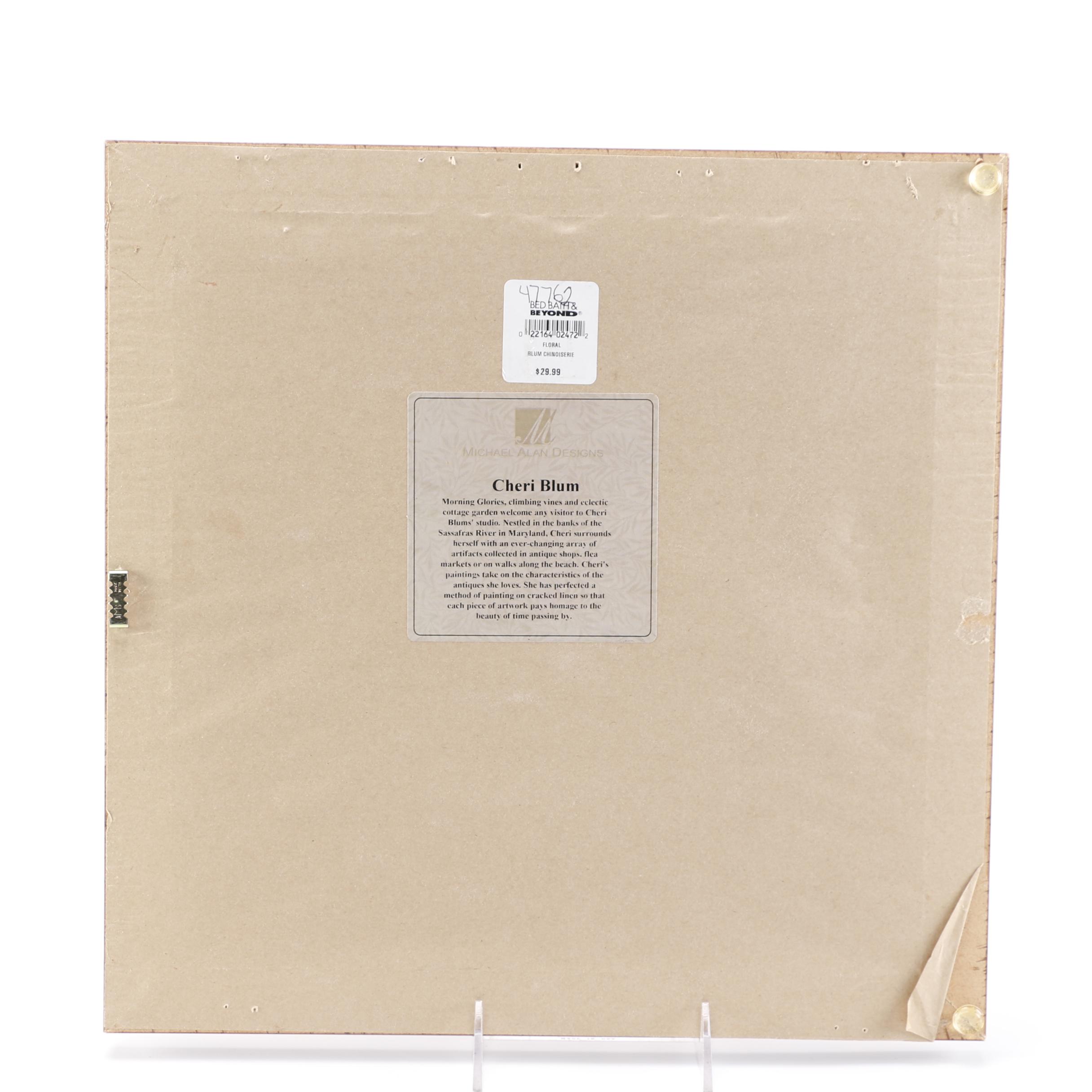 Cheri Blum Offset Lithographs of Flowers