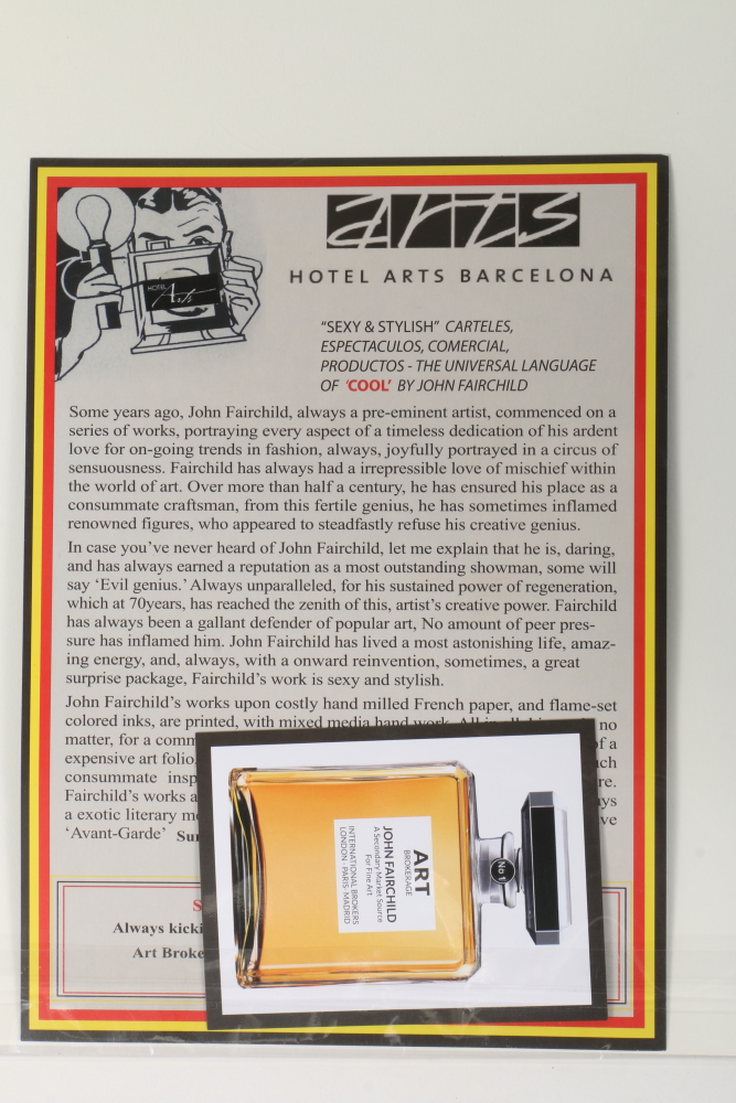 John Fairchild Paris Artist Proof Serigraph of Jacqueline Kennedy