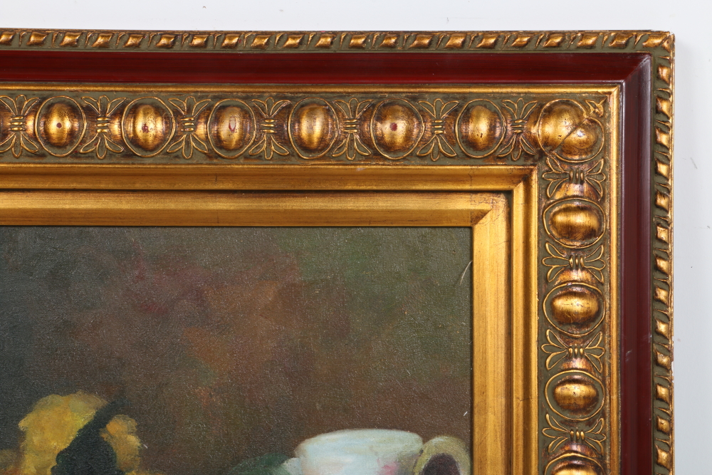 Original Oil on Canvas Still Life Signed V. Peter