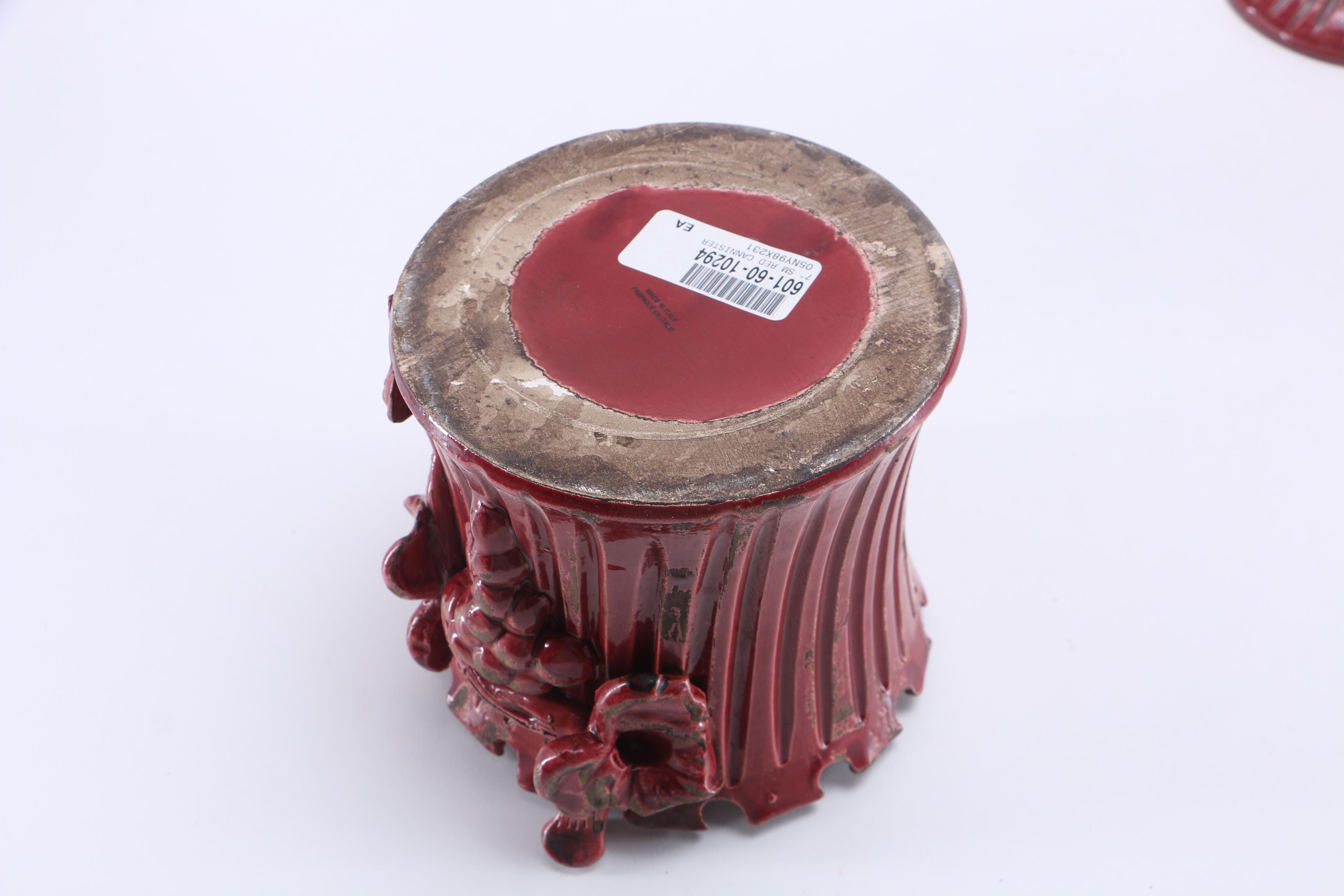 Italian Ceramic Canisters