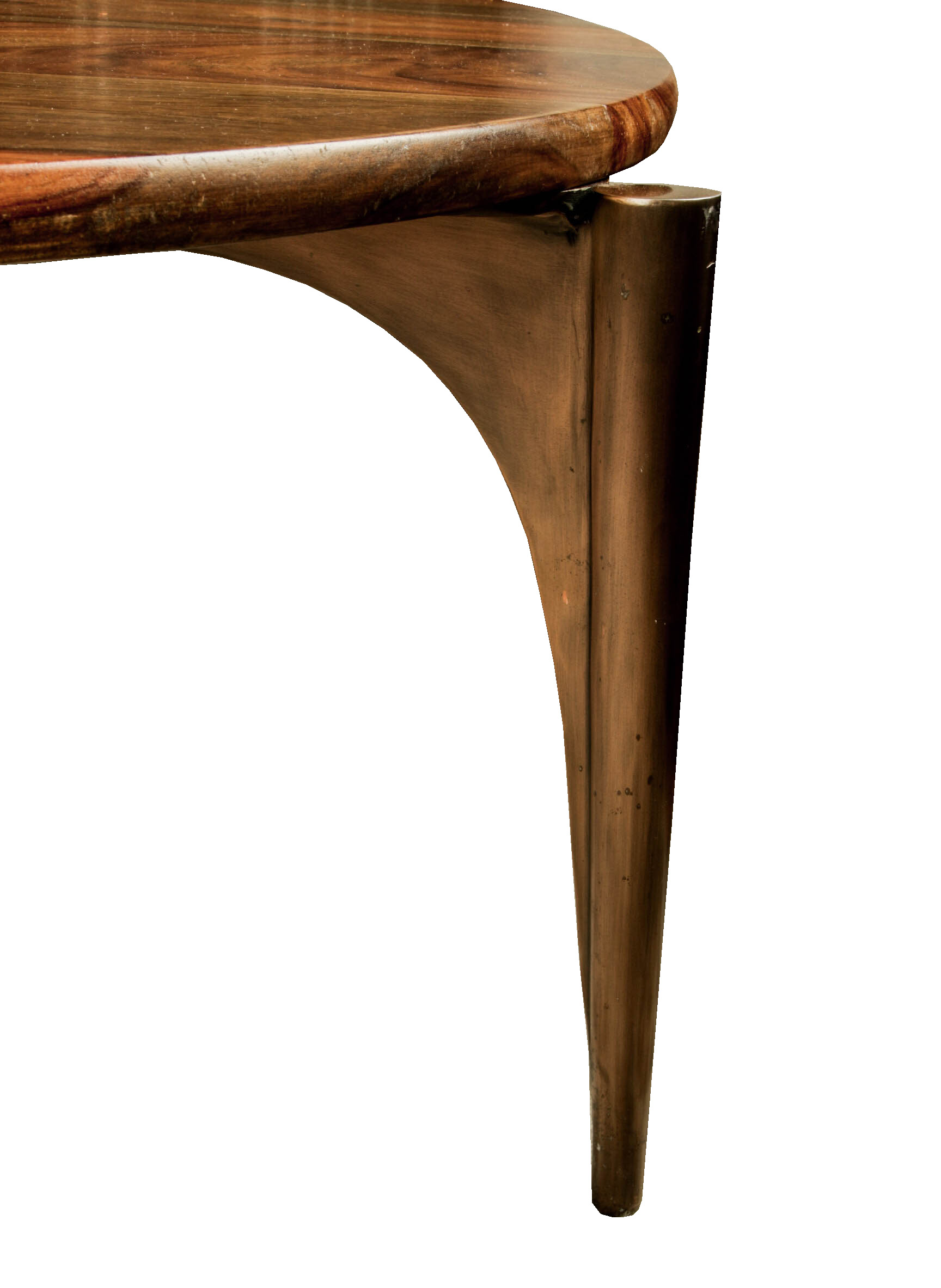 Three-Legged Wooden Table