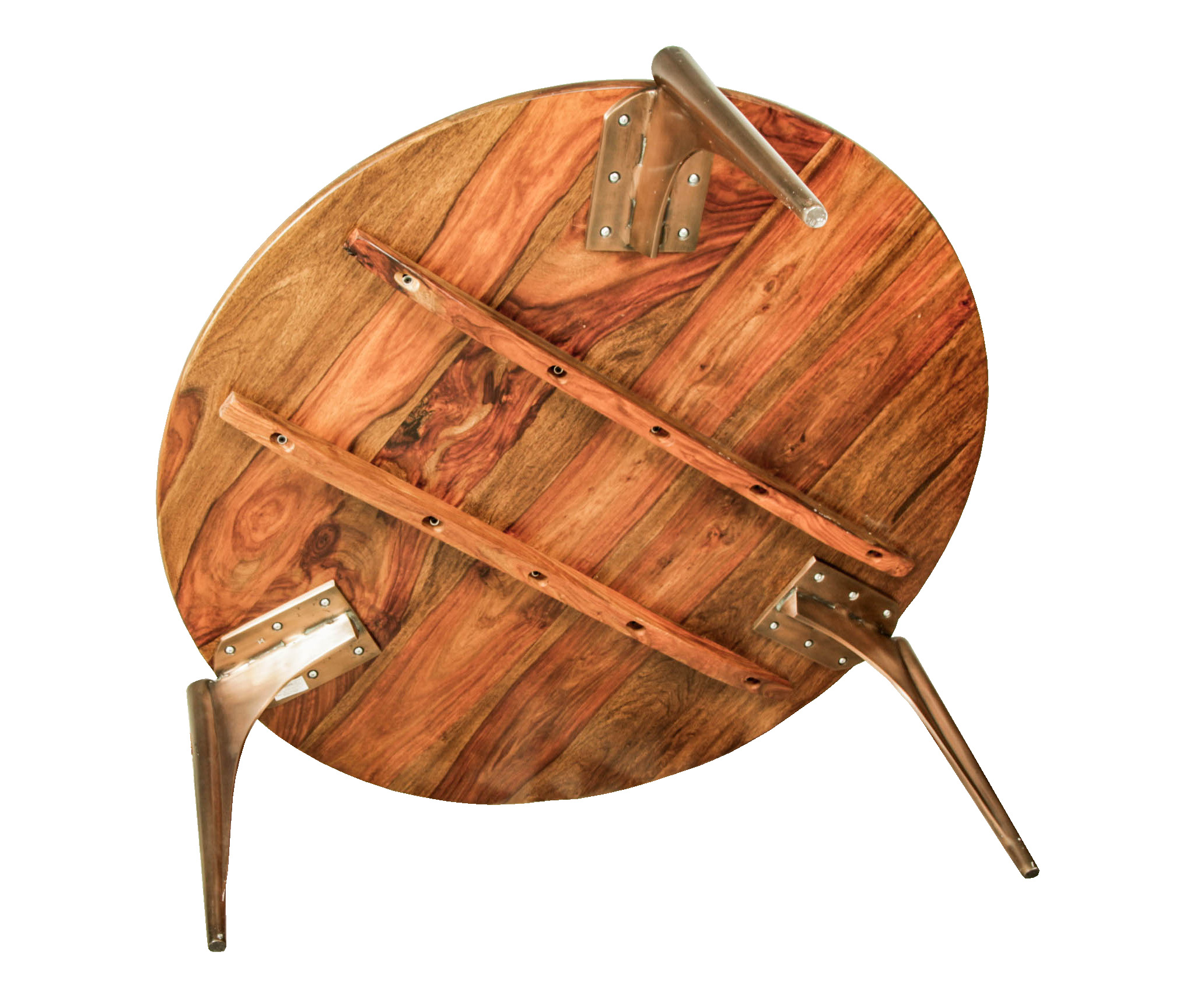 Three-Legged Wooden Table