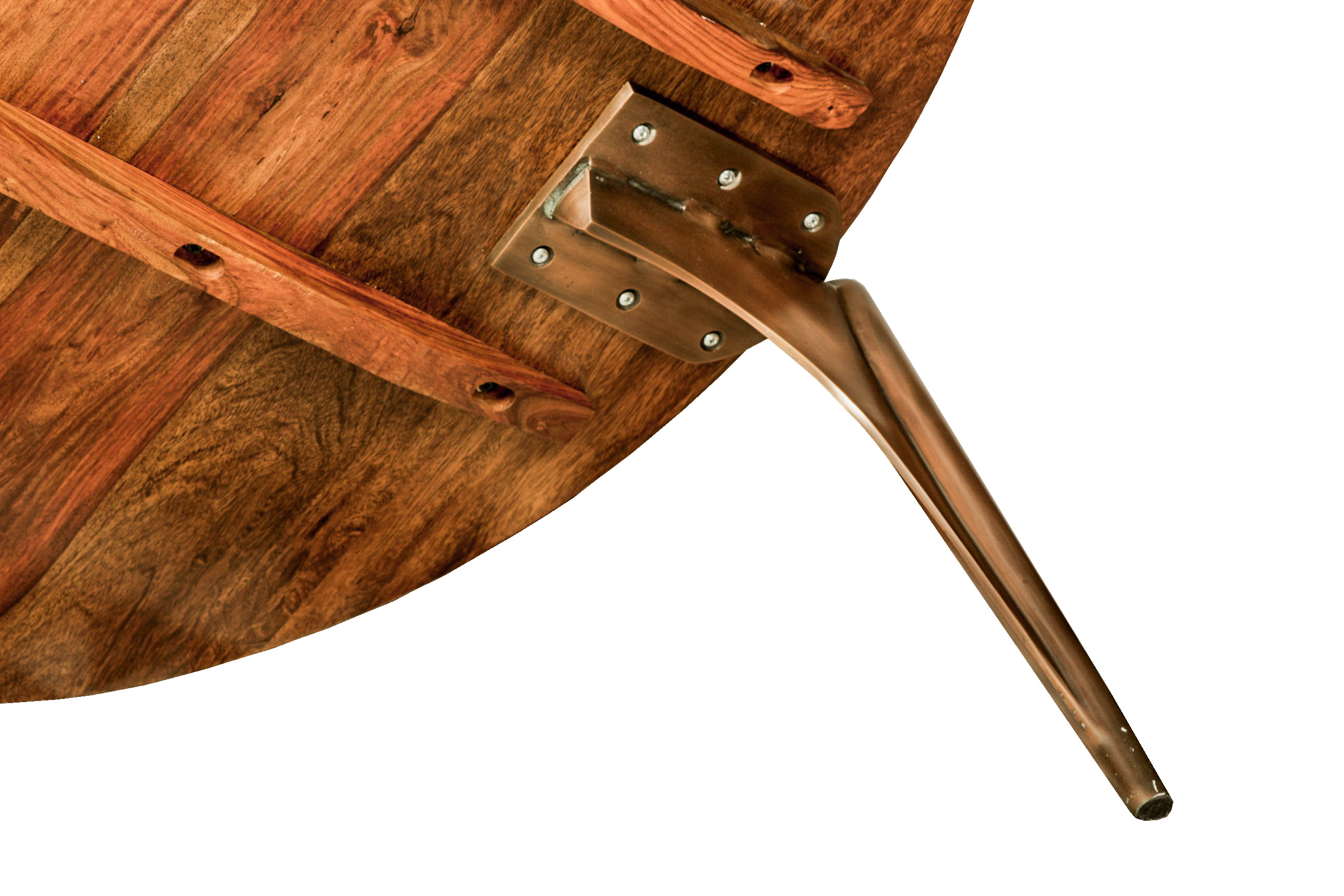 Three-Legged Wooden Table