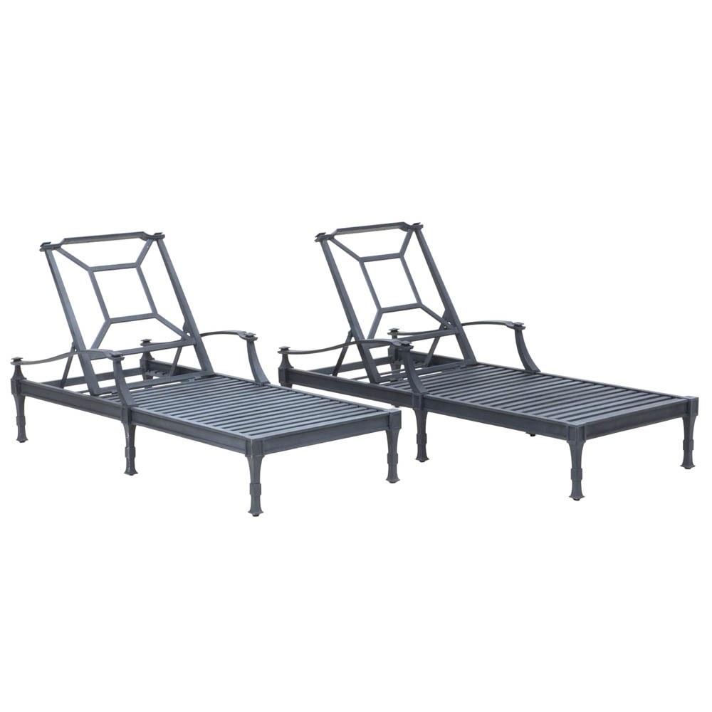 Restoration Hardware Patio Chaise Lounge Chairs