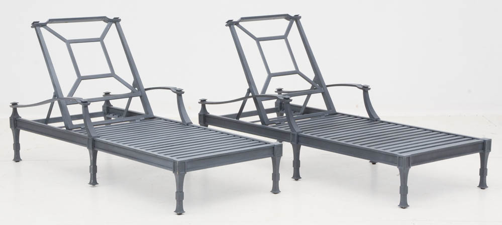 Restoration Hardware Patio Chaise Lounge Chairs