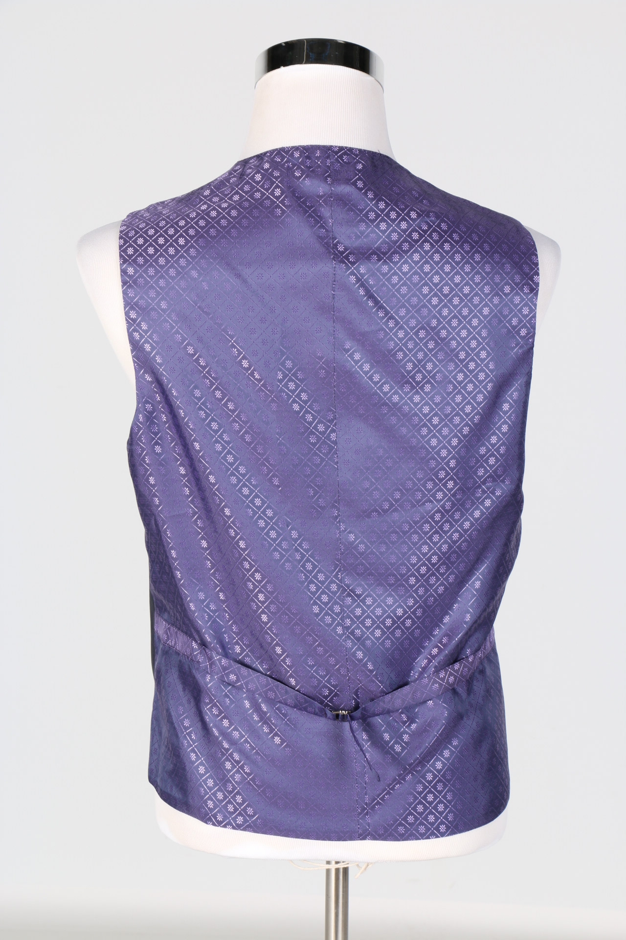 Ted Baker Navy Checked Wool Three Piece Suit