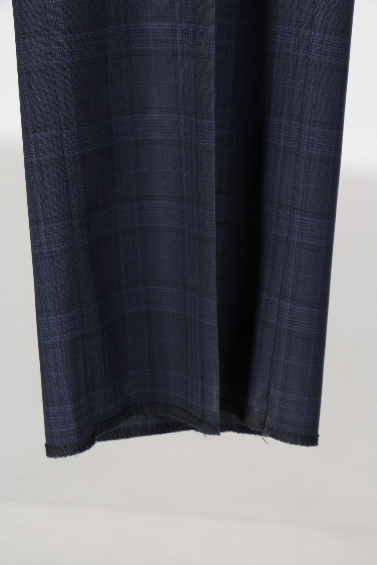 Ted Baker Navy Checked Wool Three Piece Suit