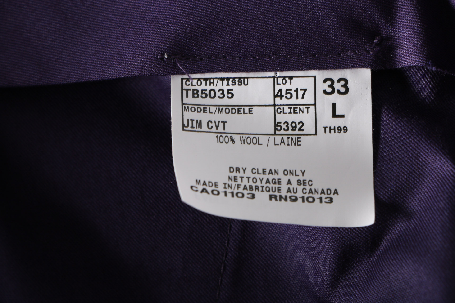 Ted Baker Navy Checked Wool Three Piece Suit