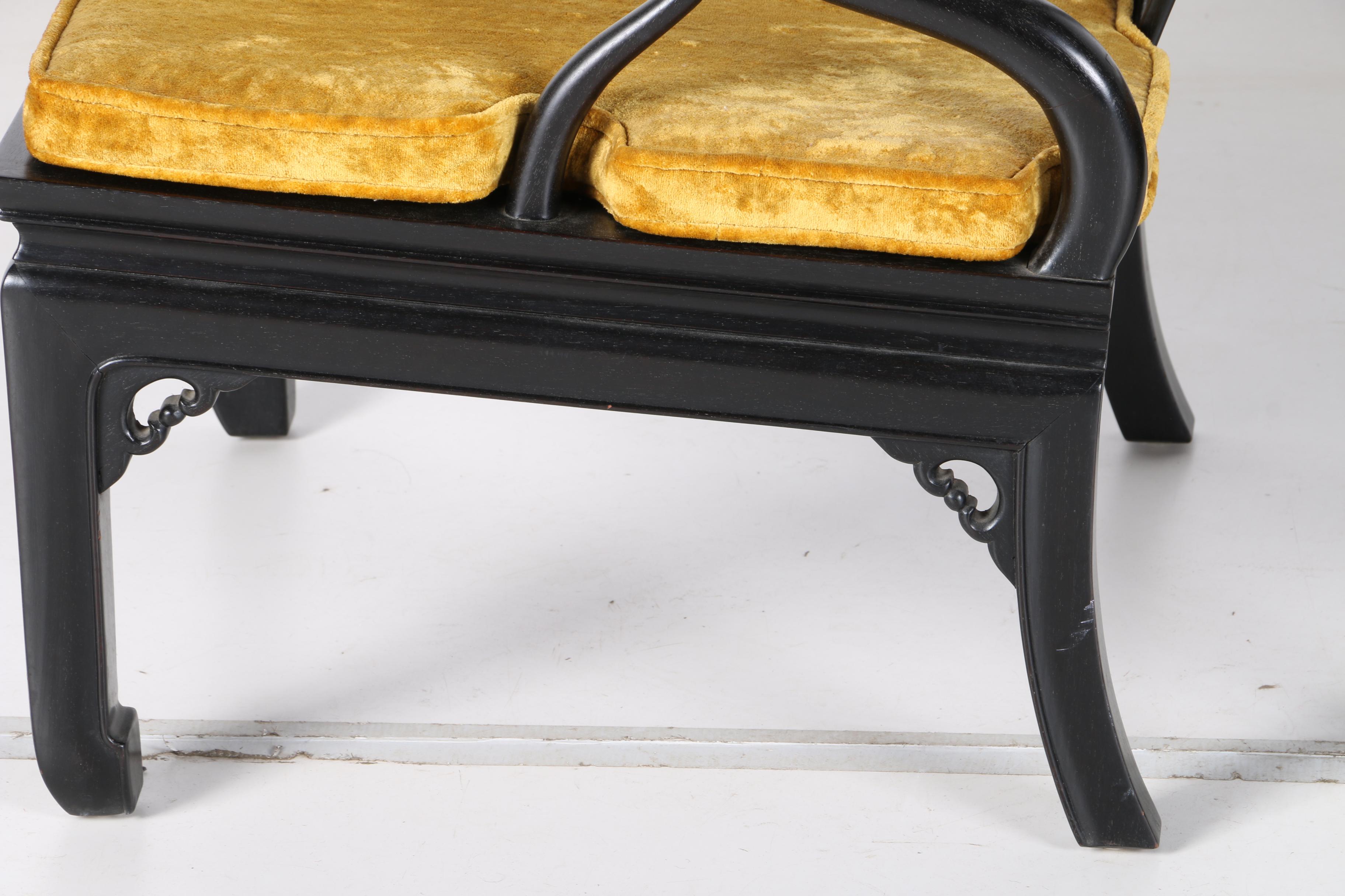 1960's Royal Cathay Teak Chinese Horseshoe Chairs