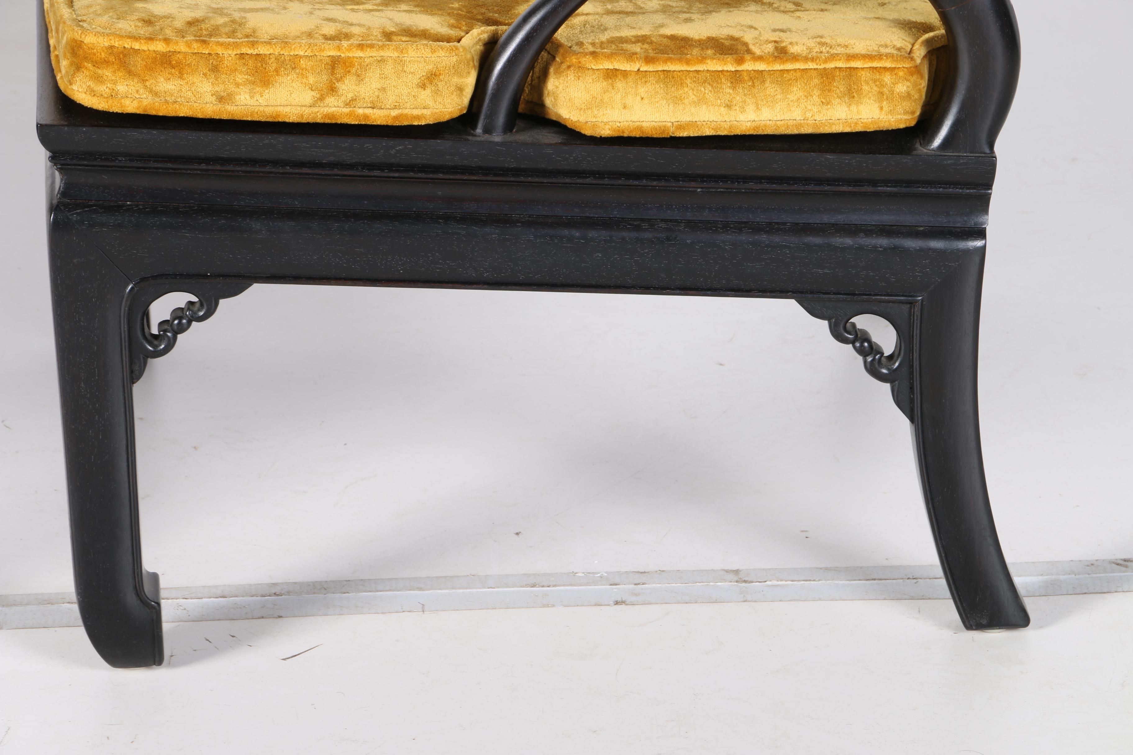 1960's Royal Cathay Teak Chinese Horseshoe Chairs