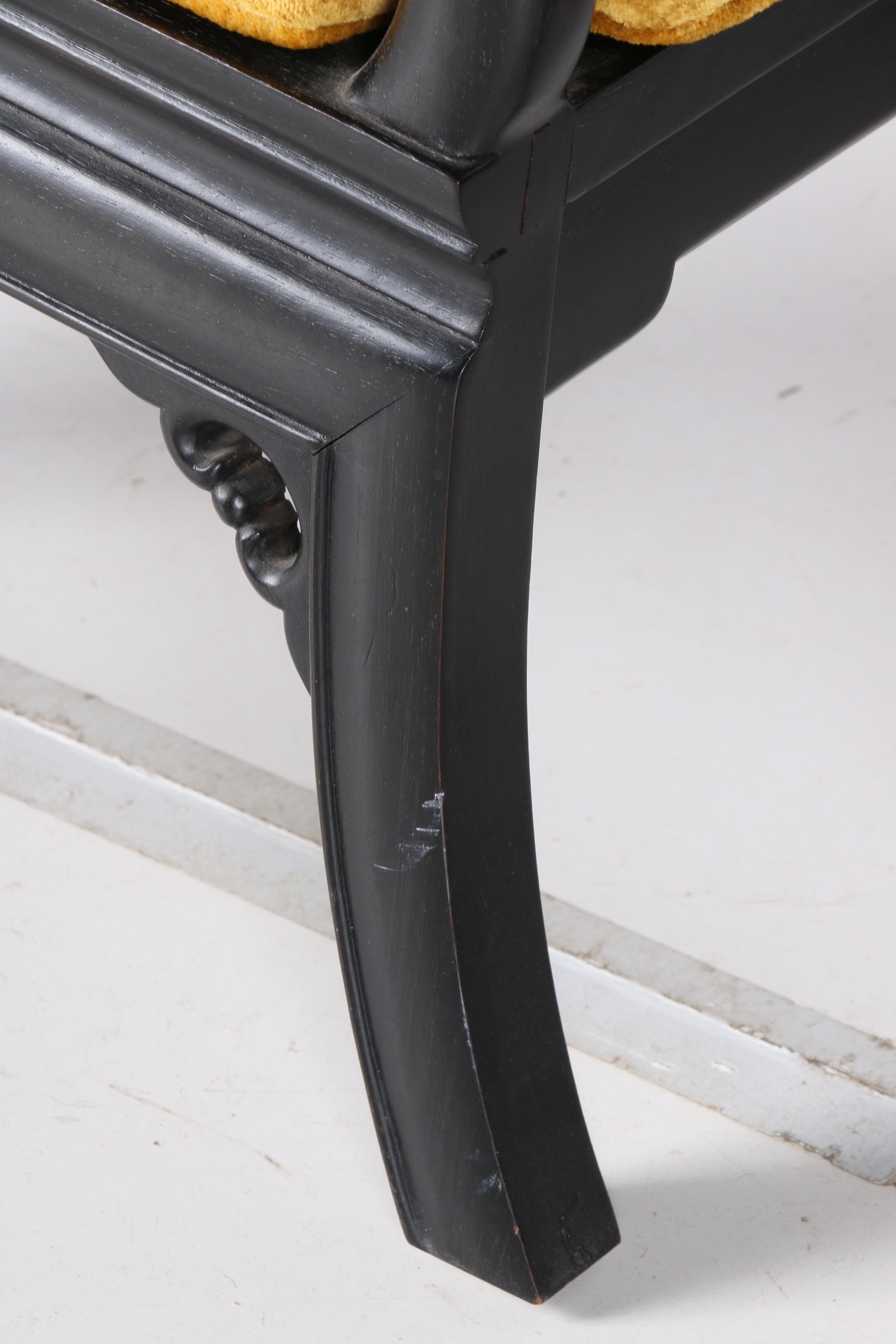 1960's Royal Cathay Teak Chinese Horseshoe Chairs