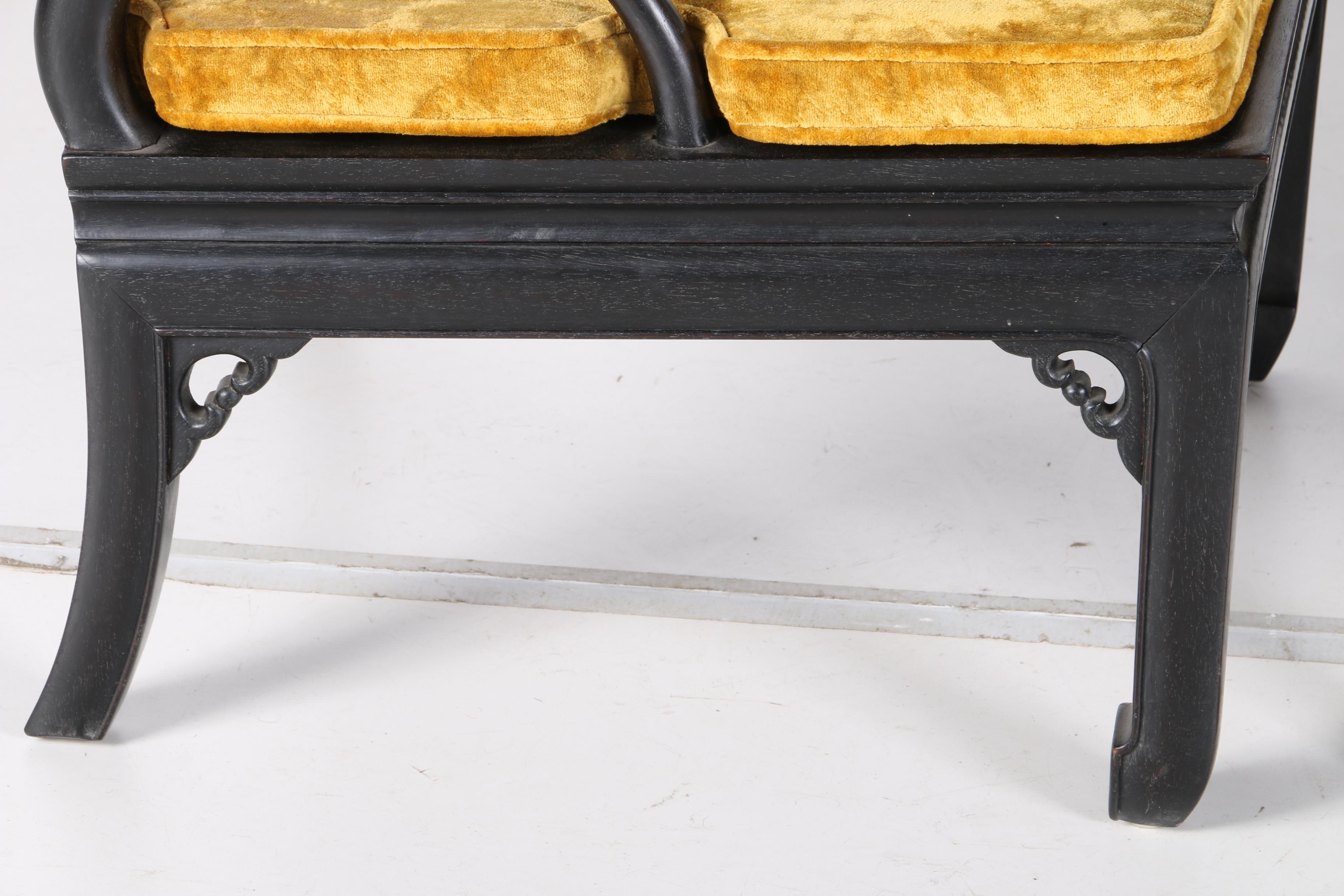 1960's Royal Cathay Teak Chinese Horseshoe Chairs