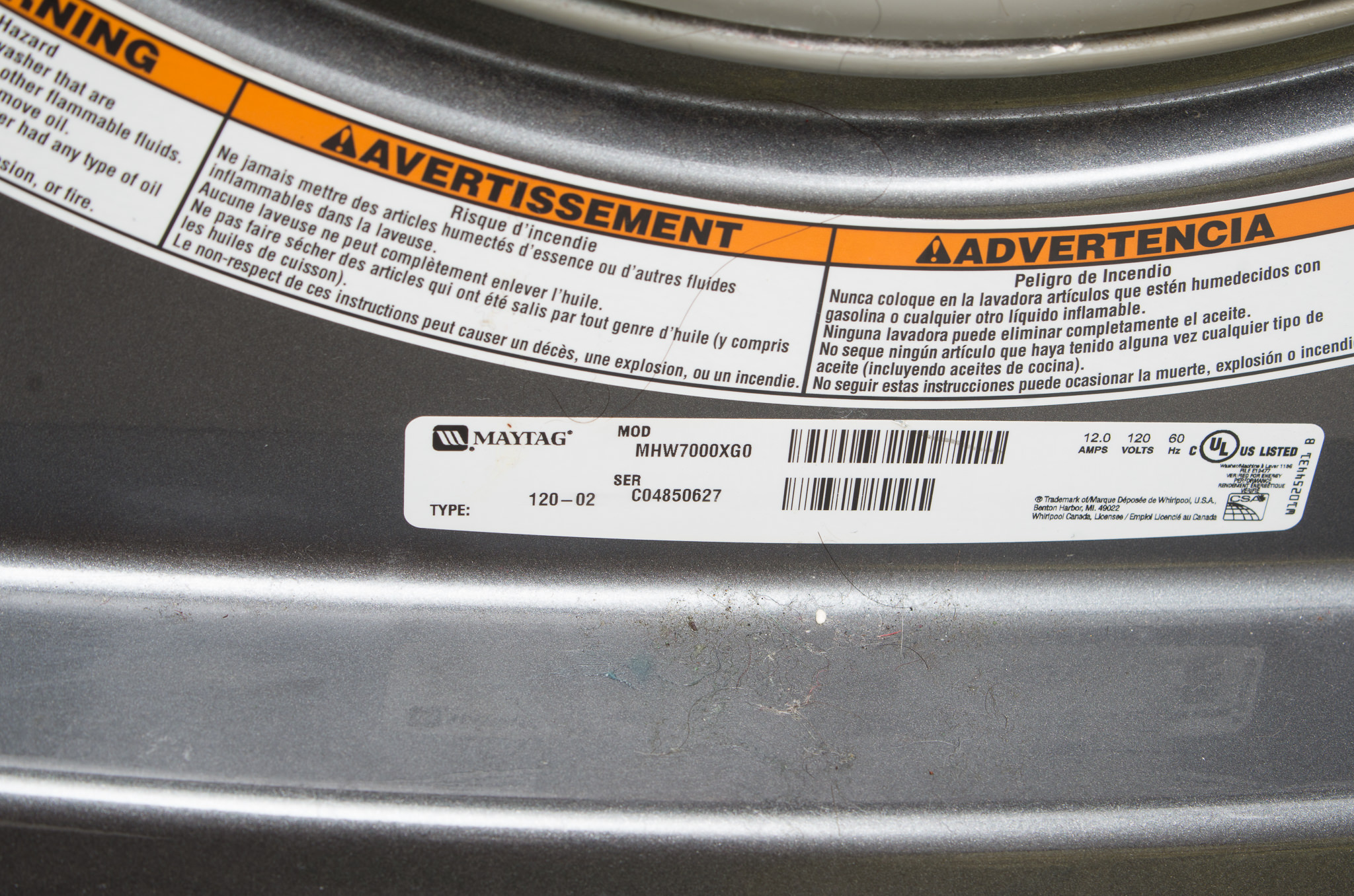 Maytag Maxima Washer Dryer Combo