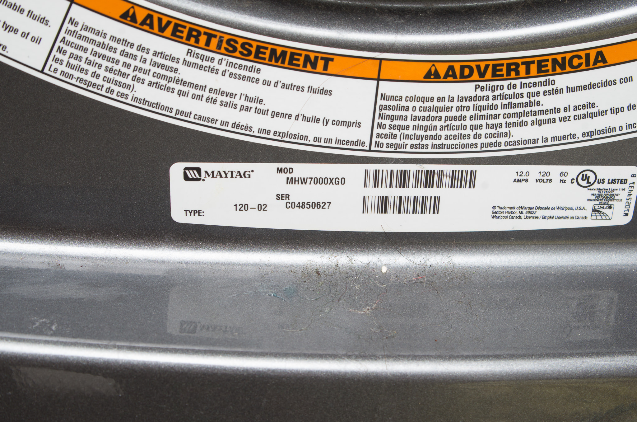 Maytag Maxima Washer Dryer Combo