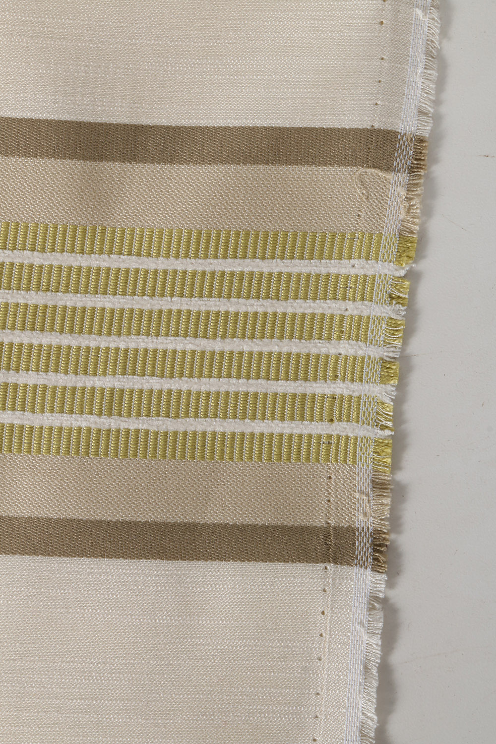 Striped Linen Blend Fabric