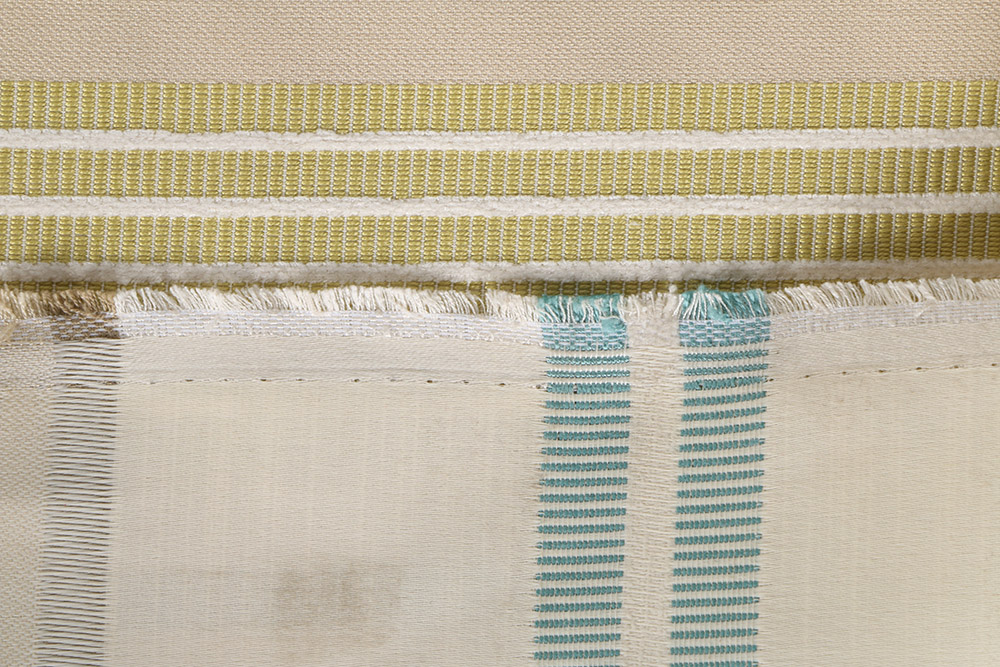 Striped Linen Blend Fabric